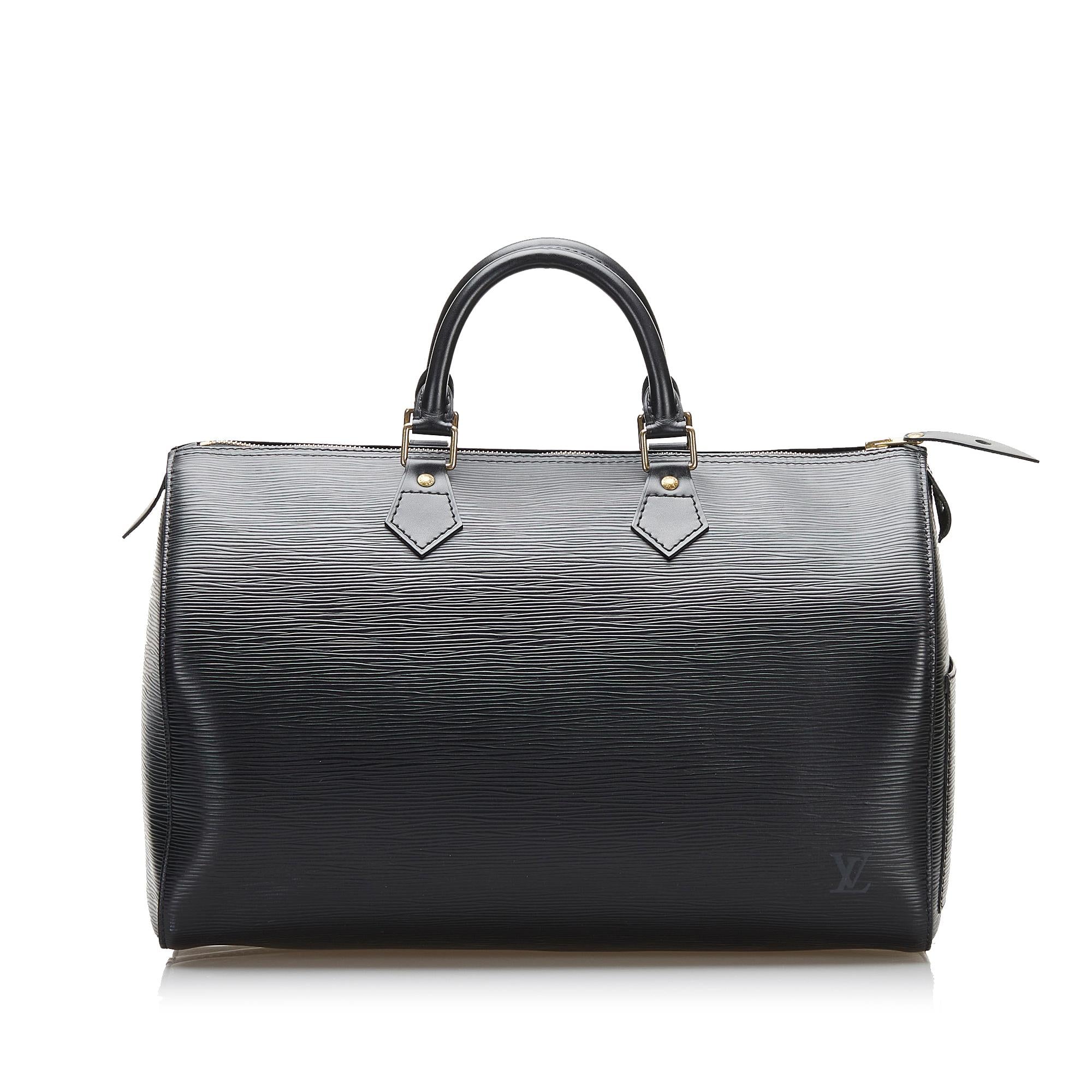 Louis Vuitton Epi Speedy 35 (SHG-36652)