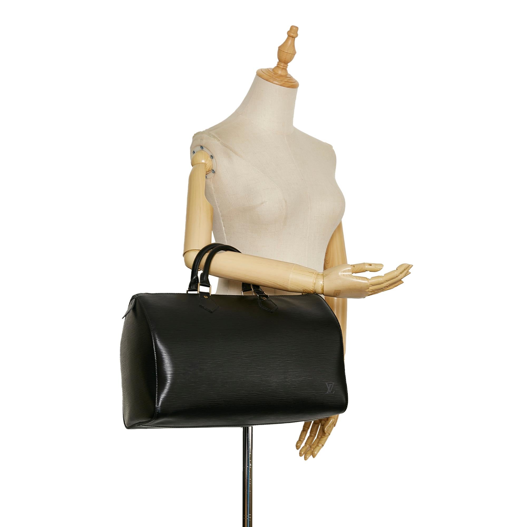 Louis Vuitton Epi Speedy 35 (SHG-36652)