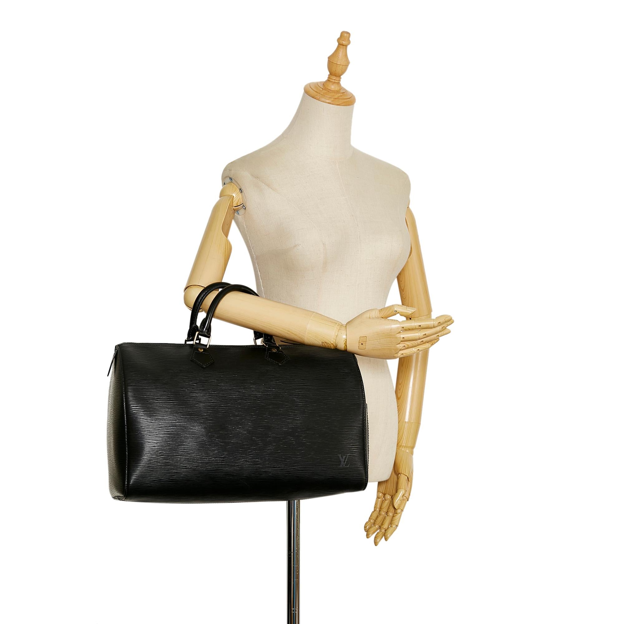Louis Vuitton Epi Speedy 35 (SHG-37660)