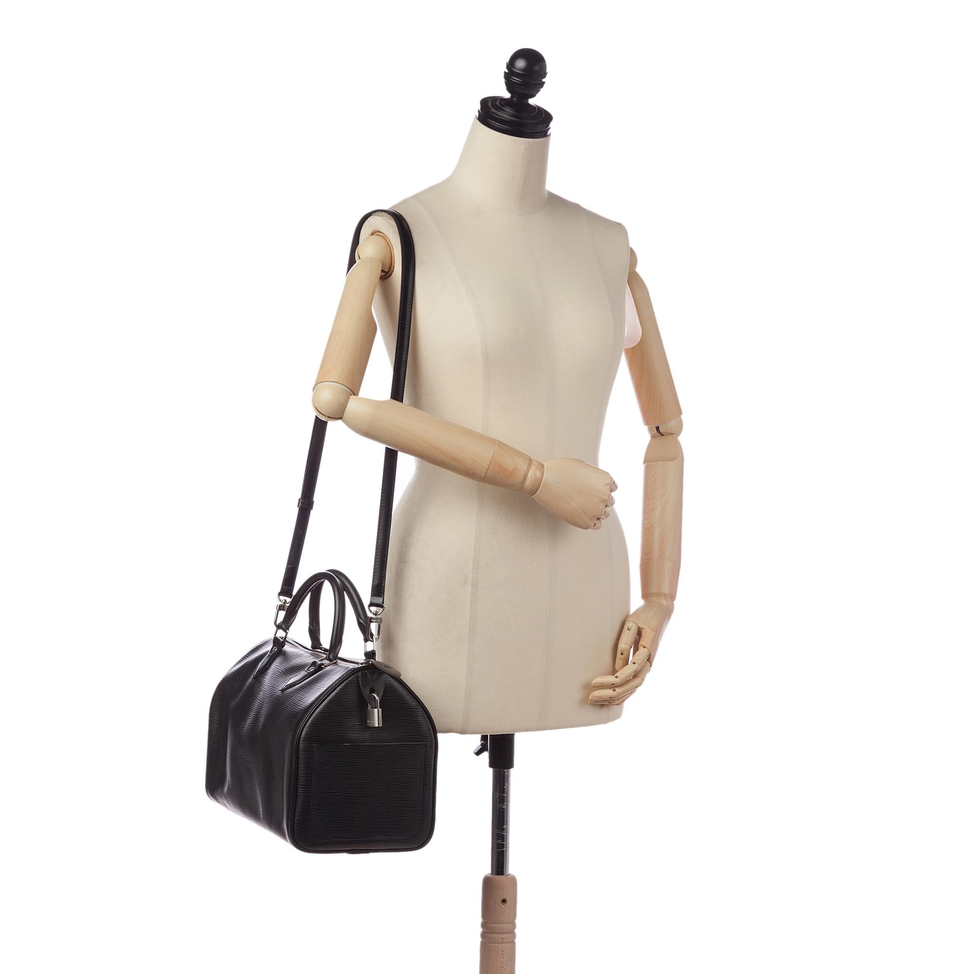 Louis Vuitton Epi Speedy Bandouliere 35 (SHG-34422)
