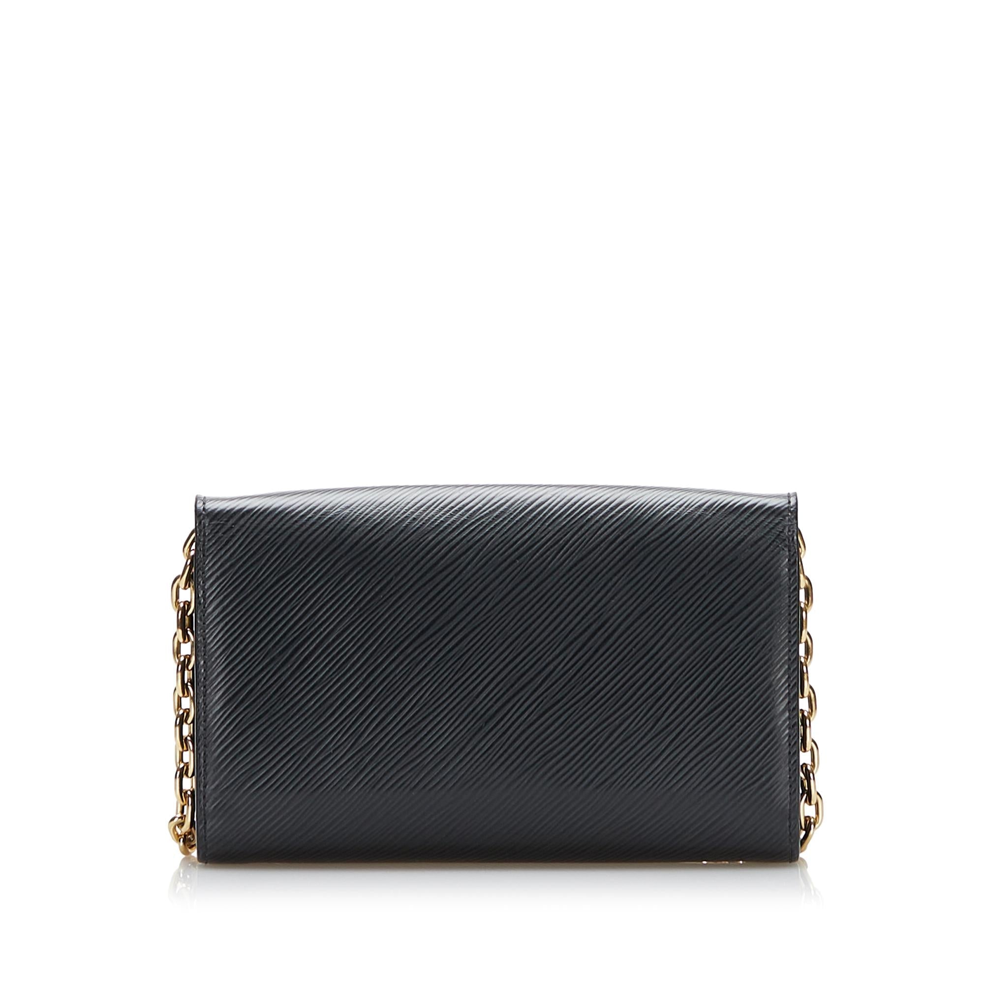 Louis Vuitton Epi Twist Love Lock Chain Wallet (SHG-MmYcl0)
