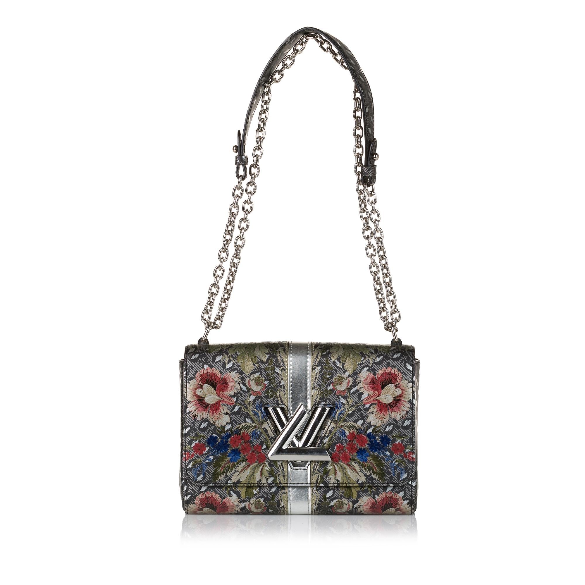 Louis Vuitton Floral Epi Twist MM (SHG-37662)