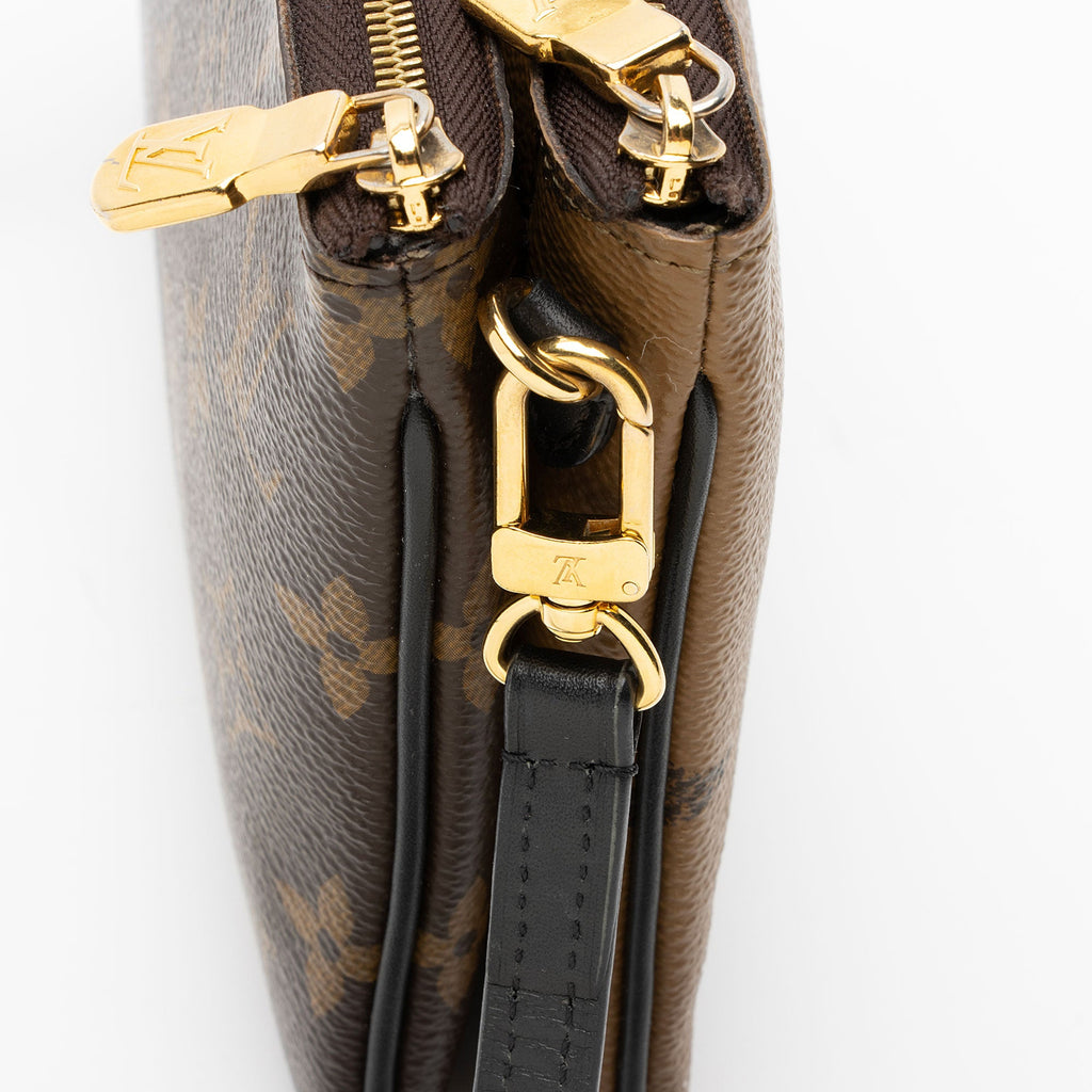 Louis Vuitton Giant Monogram Canvas Double Zip Pochette