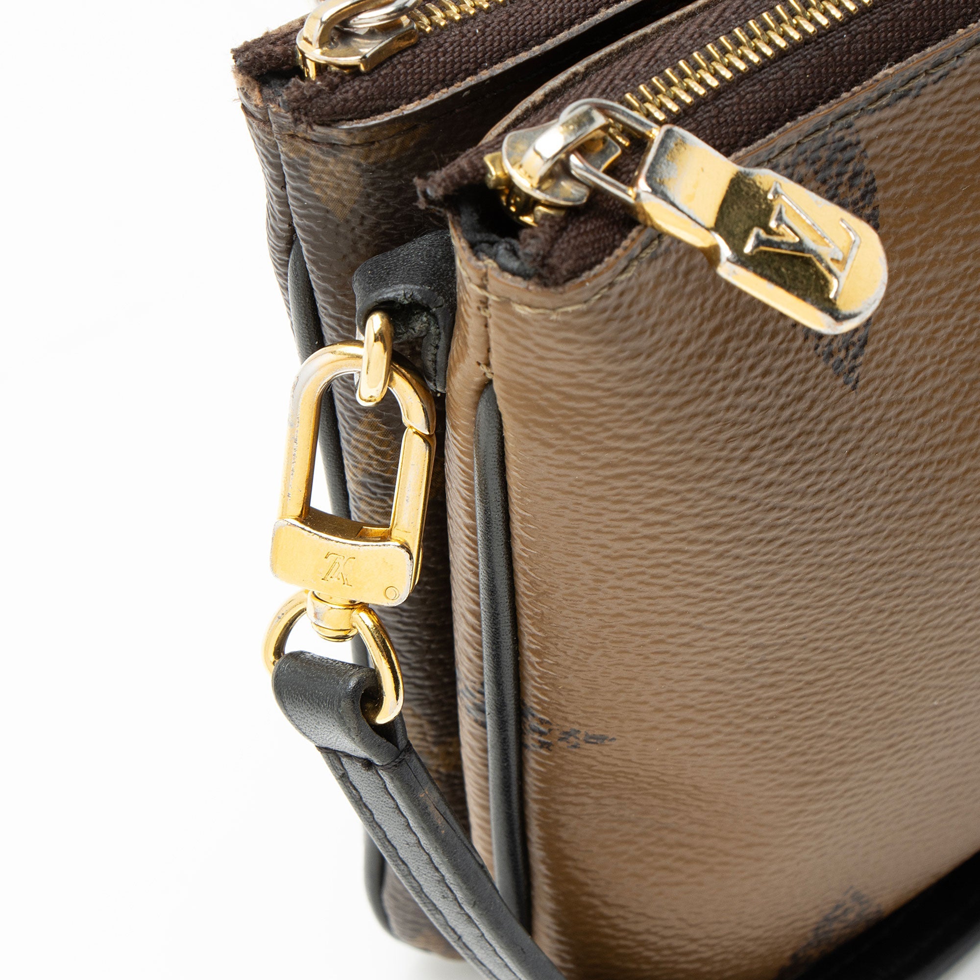Louis Vuitton Giant Monogram Canvas Double Zip Pochette