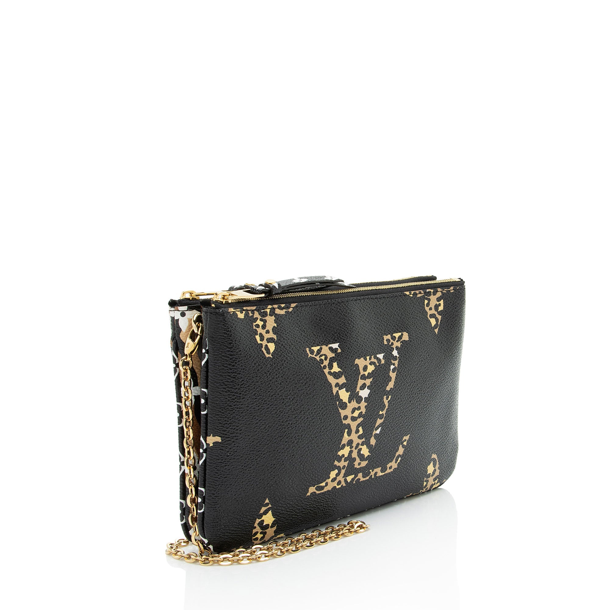 Louis Vuitton Giant Monogram Canvas Jungle Double Zip Pochette