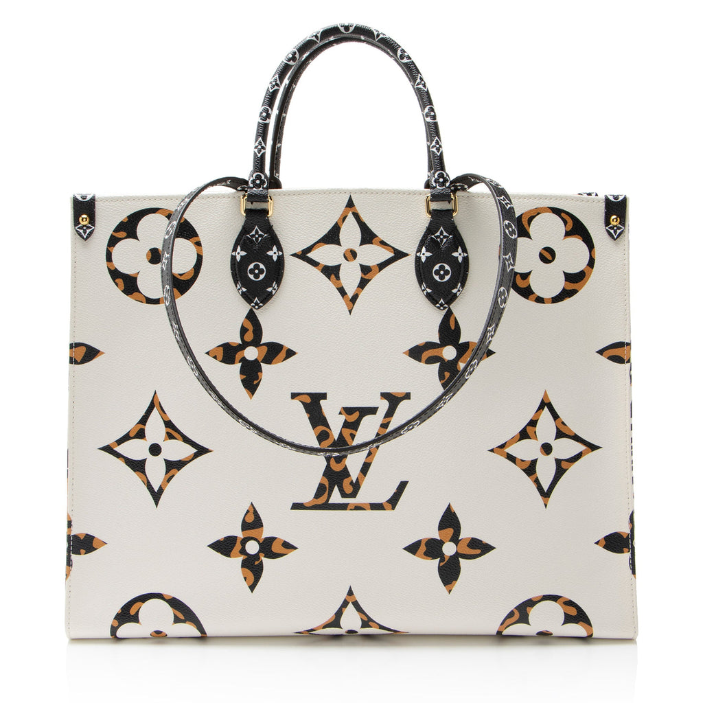 Louis Vuitton Giant Monogram Canvas Jungle Onthego GM Tote