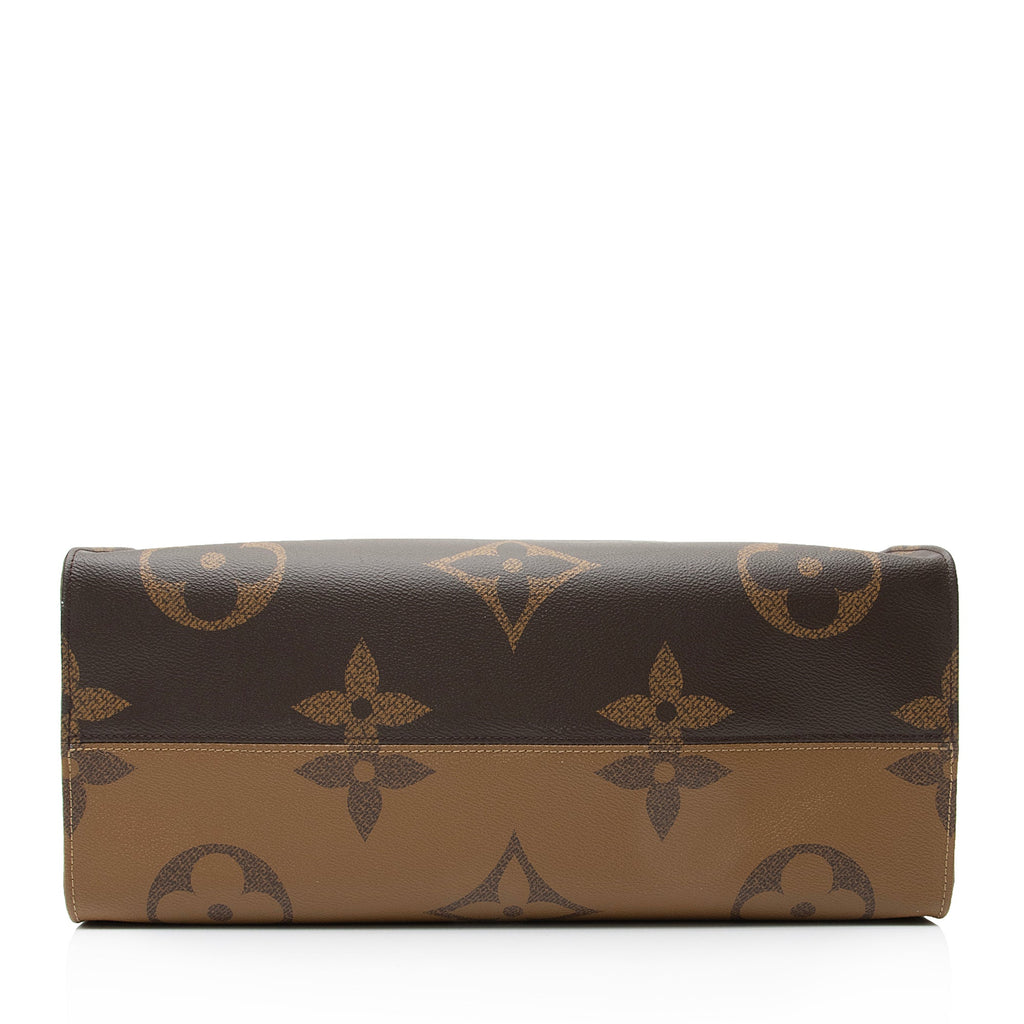 Louis Vuitton Giant Monogram Canvas Onthego GM Tote (SHF-23164)