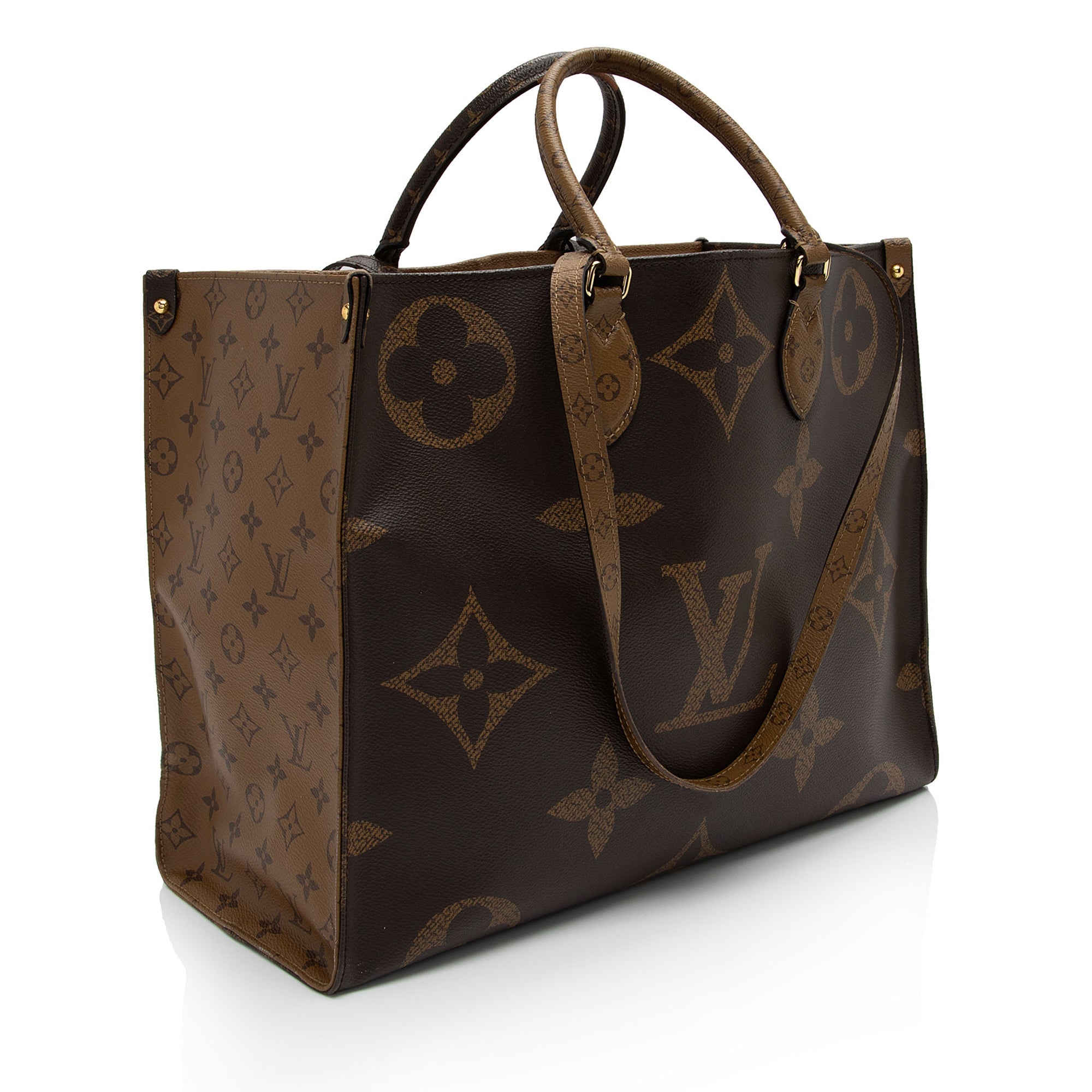 Louis Vuitton Giant Monogram Canvas Onthego GM Tote (SHF-8lUZpc)