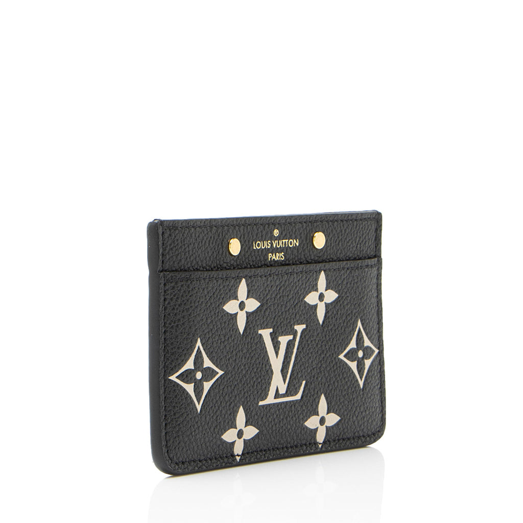 Louis Vuitton Giant Monogram Empreinte Bicolor Card Holder