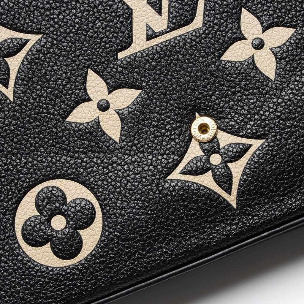 Louis Vuitton Giant Monogram Empreinte Bicolor Felicie Pochette