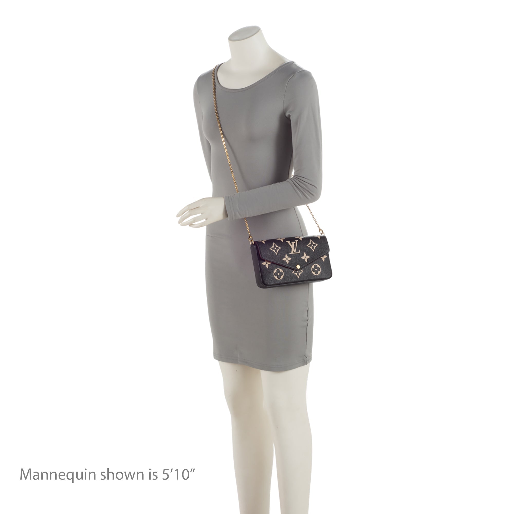 Louis Vuitton Giant Monogram Empreinte Bicolor Felicie Pochette