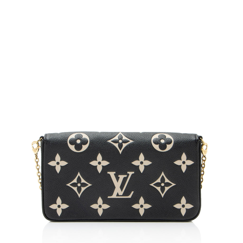 Louis Vuitton Giant Monogram Empreinte Bicolor Felicie Pochette