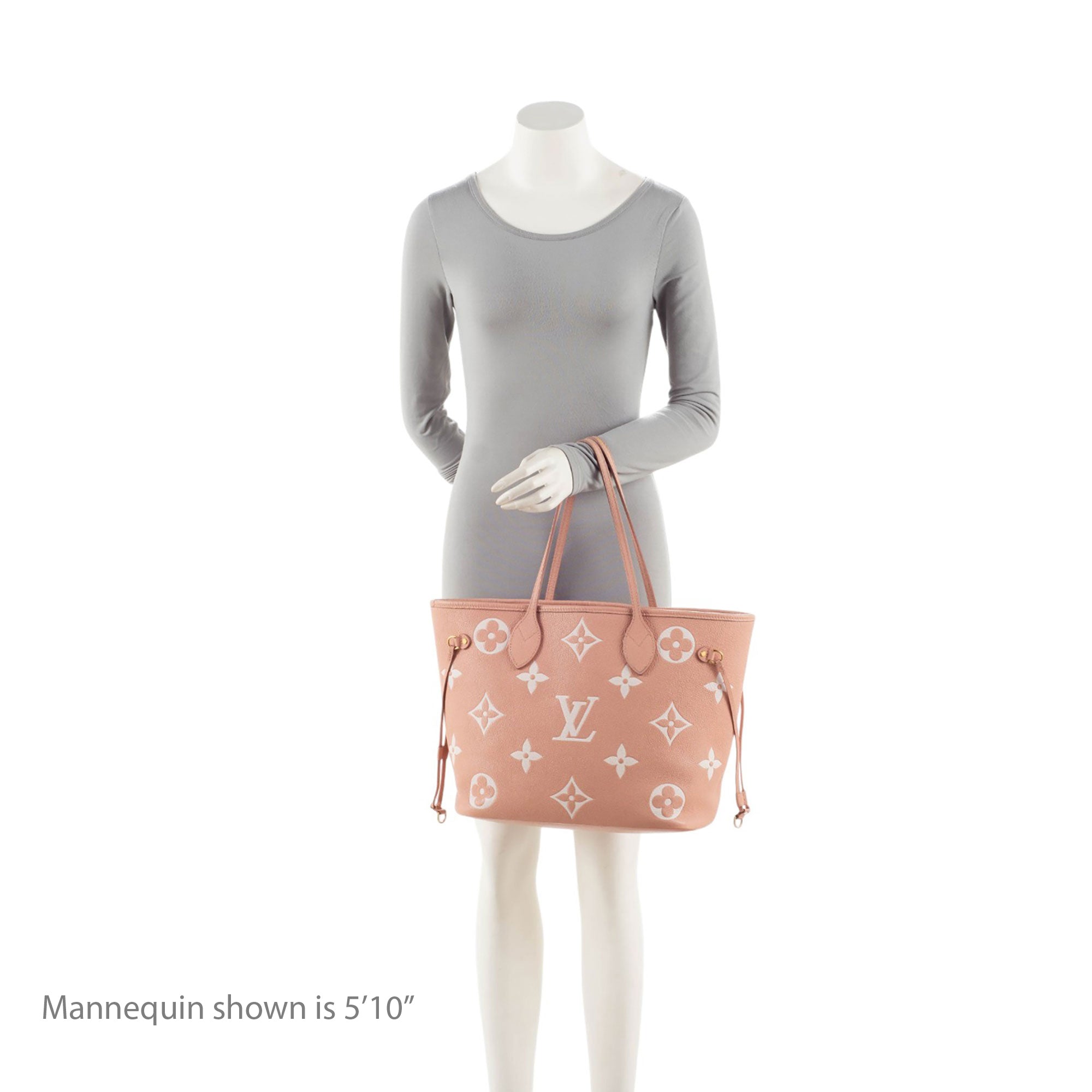 Louis Vuitton Giant Monogram Empreinte Bicolor Neverfull MM Tote