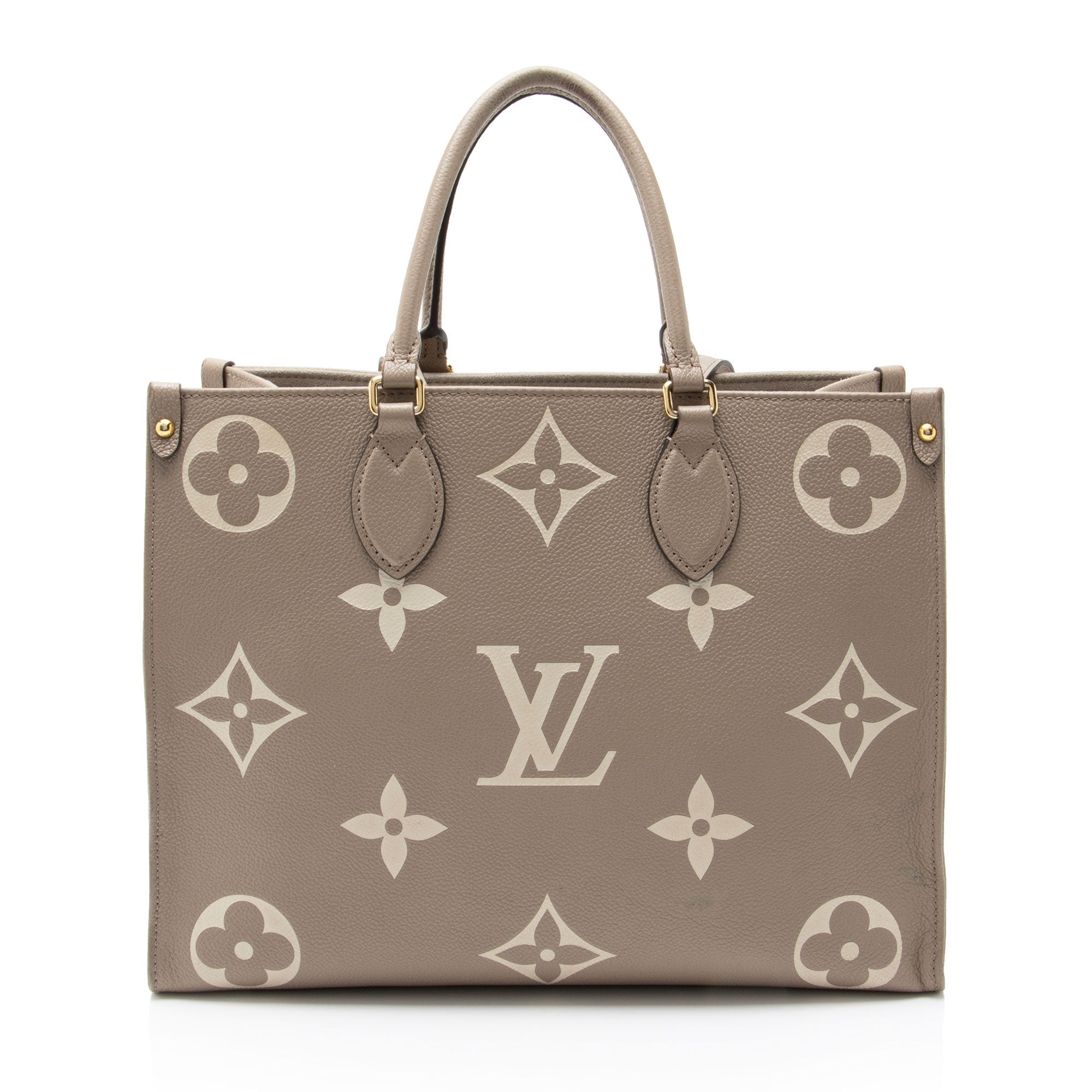 Louis Vuitton Giant Monogram Empreinte Bicolor Onthego MM Tote