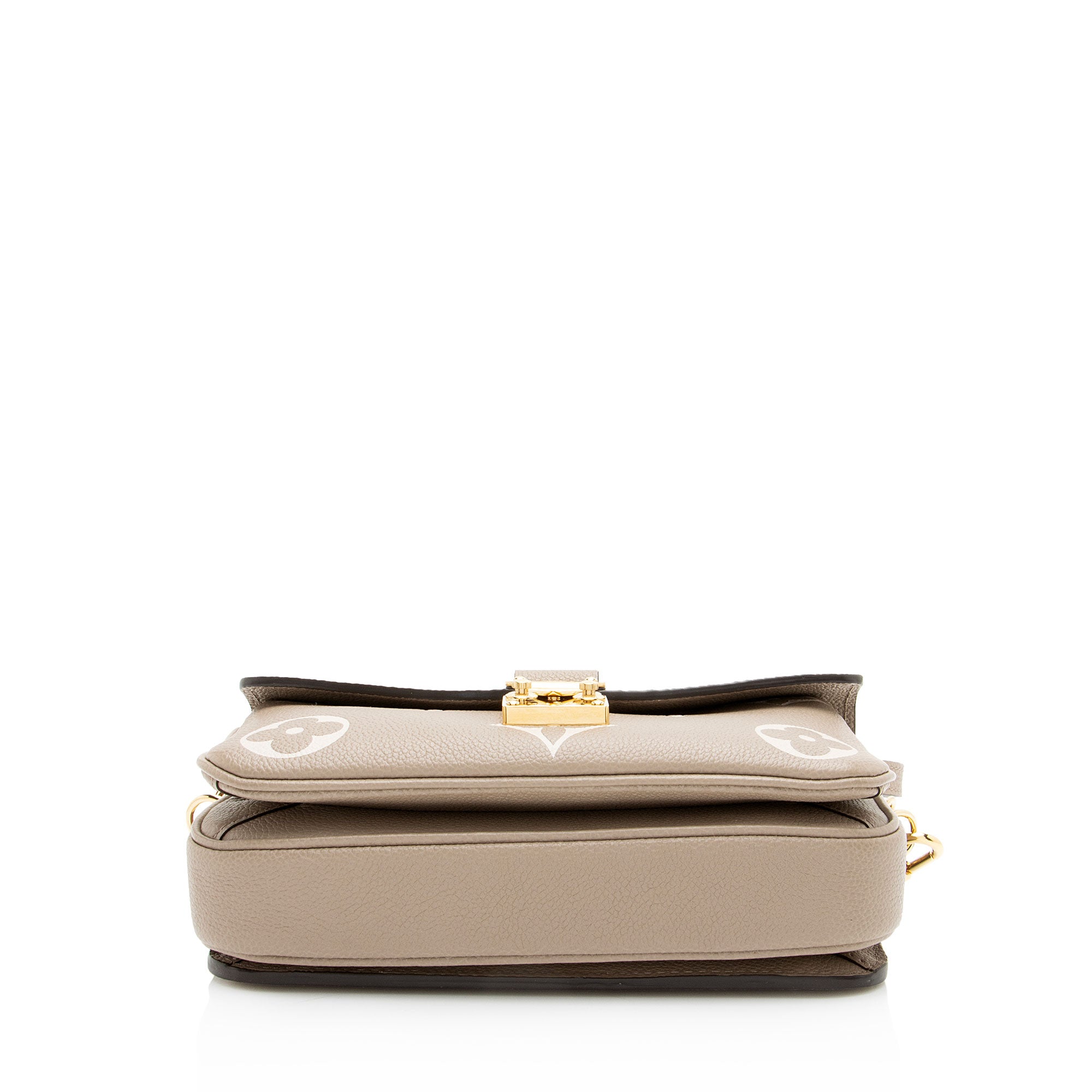 Louis Vuitton Giant Monogram Empreinte Bicolor Pochette Metis E/W Shoulder Bag