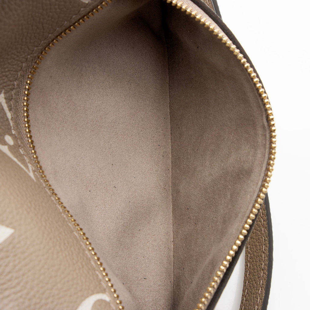 Louis Vuitton Giant Monogram Empreinte Bicolor Pochette Metis E/W Shoulder Bag
