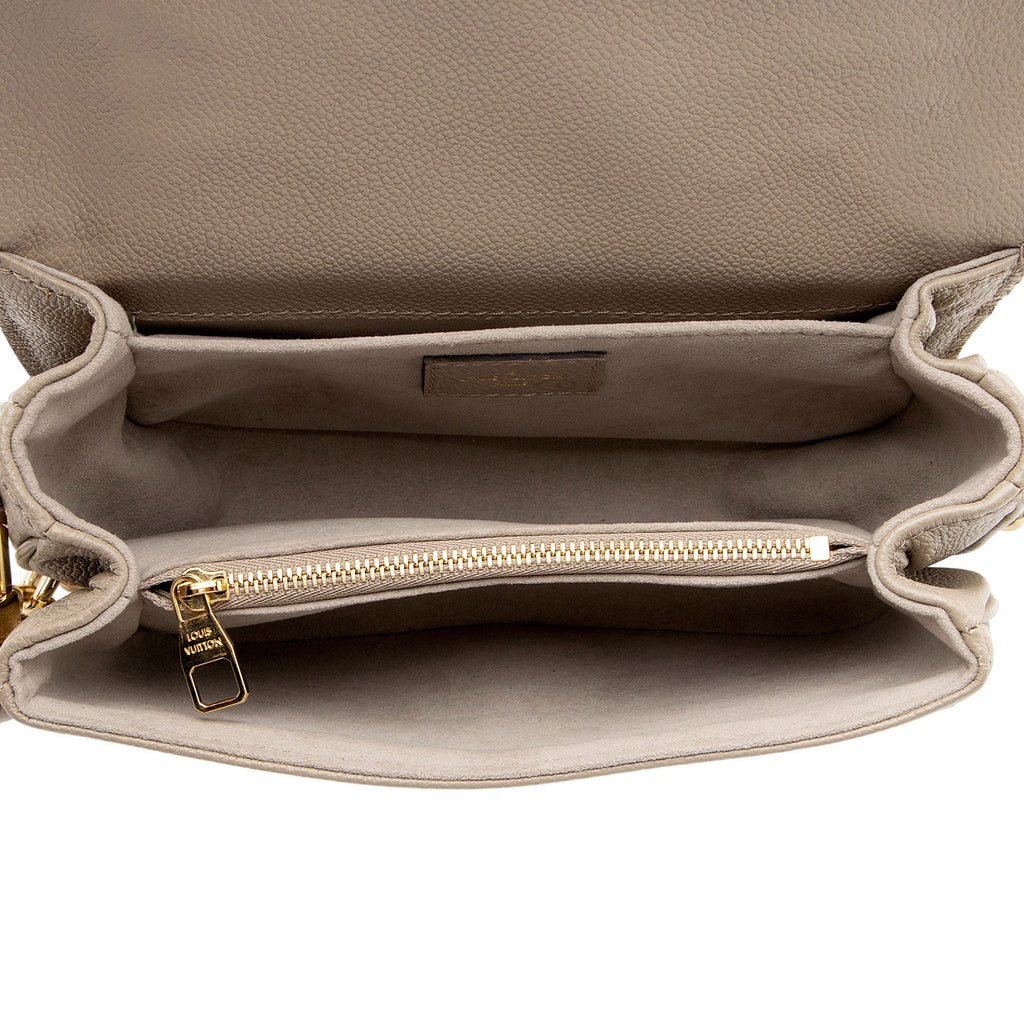 Louis Vuitton Giant Monogram Empreinte Bicolor Pochette Metis E/W Shoulder Bag