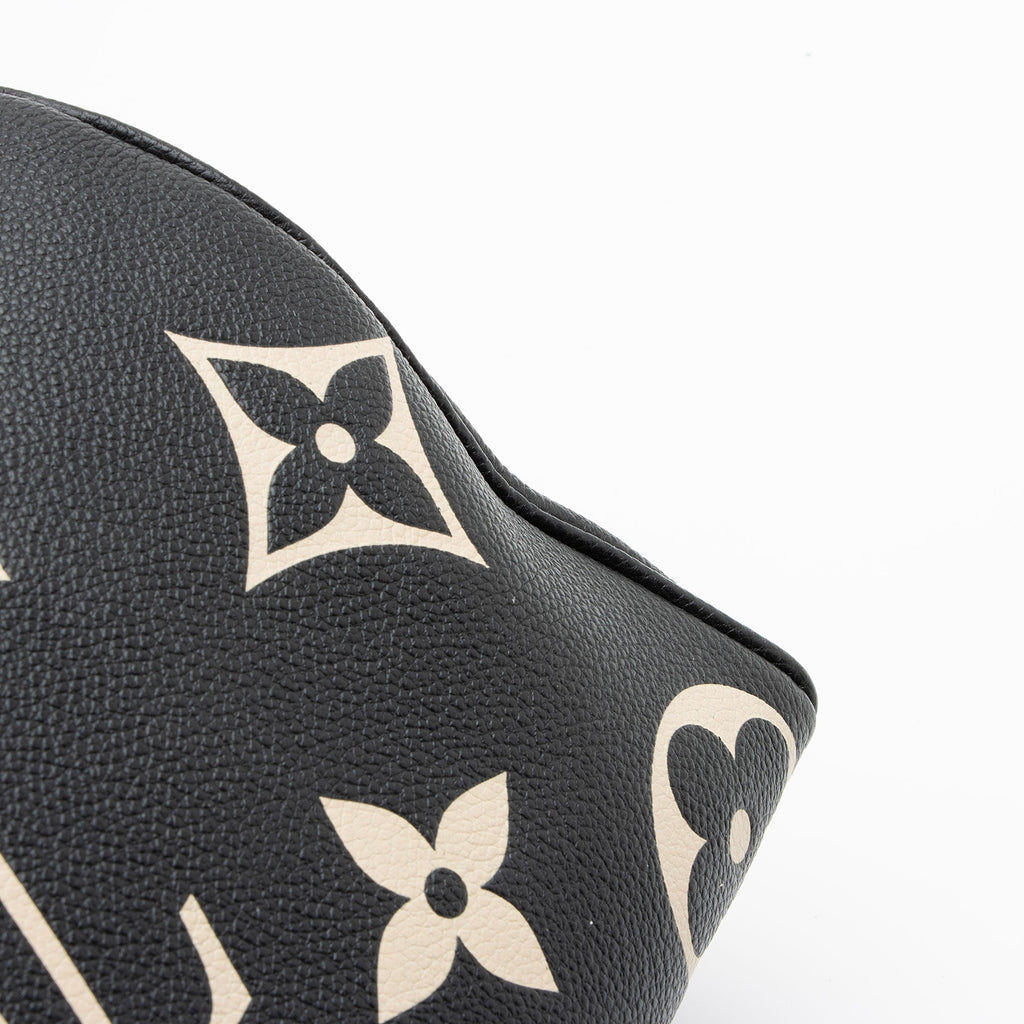 Louis Vuitton Giant Monogram Empreinte Bicolor Speedy Bandouliere 25 Satchel