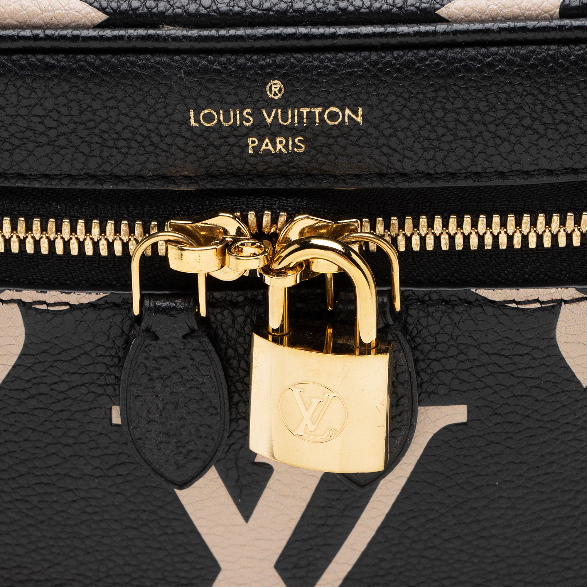 Louis Vuitton Giant Monogram Empreinte Bicolor Vanity PM Shoulder Bag