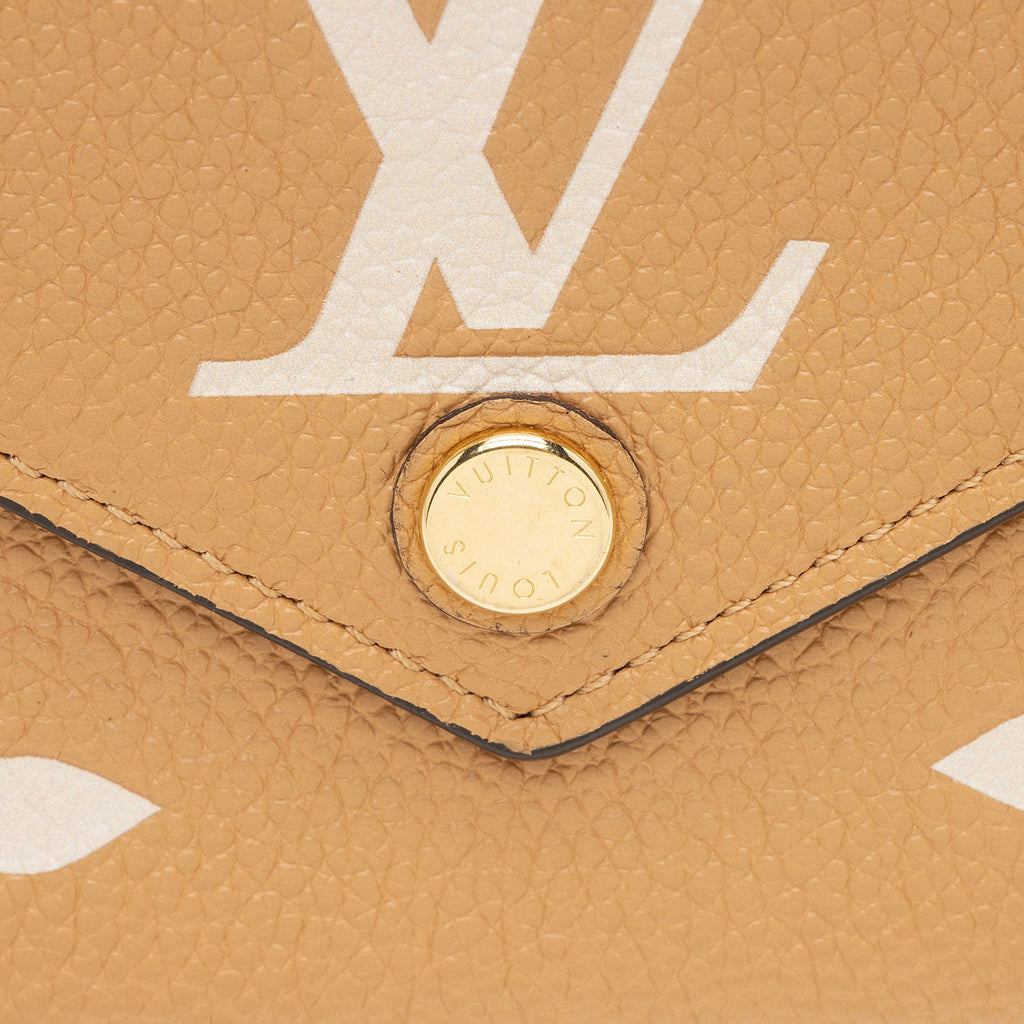 Louis Vuitton Giant Monogram Empreinte Bicolor Victorine Wallet