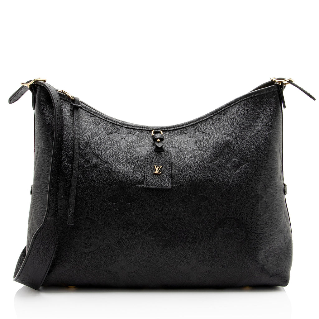 Louis Vuitton Giant Monogram Empreinte CarryAll MM Shoulder Bag