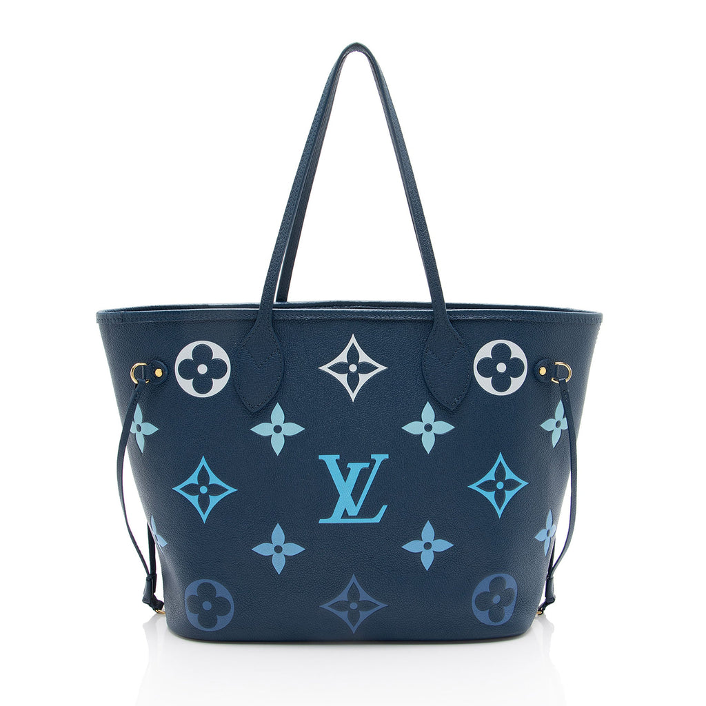 Louis Vuitton Giant Monogram Empreinte Degrade Neverfull MM Tote