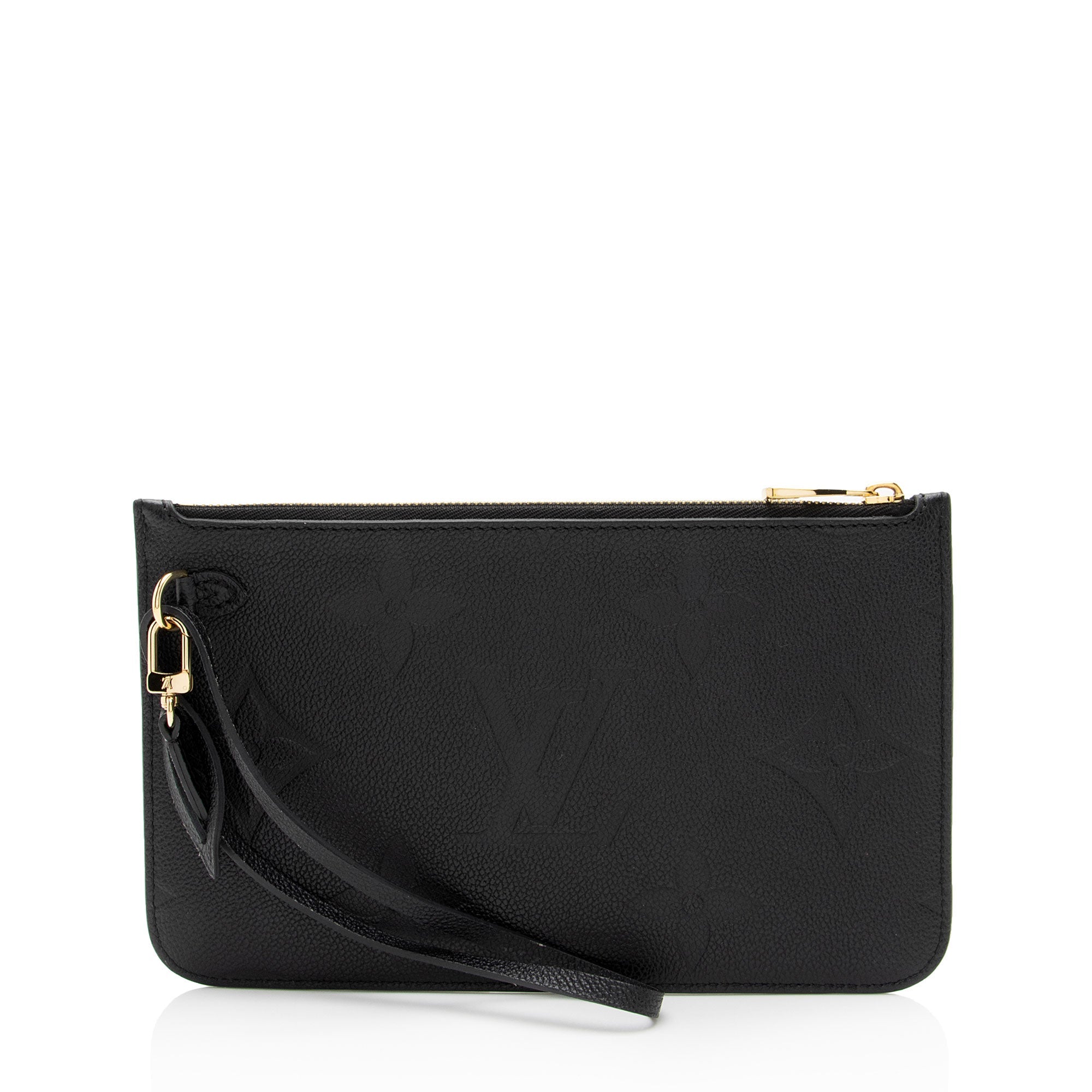 Louis Vuitton Giant Monogram Empreinte Neverfull MM Pochette (SHF-HFLcCt)