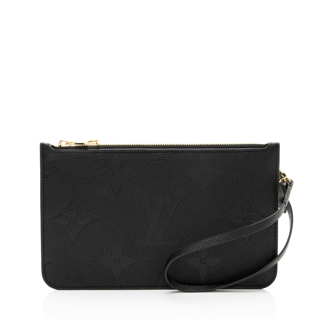 Louis Vuitton Giant Monogram Empreinte Neverfull MM Pochette