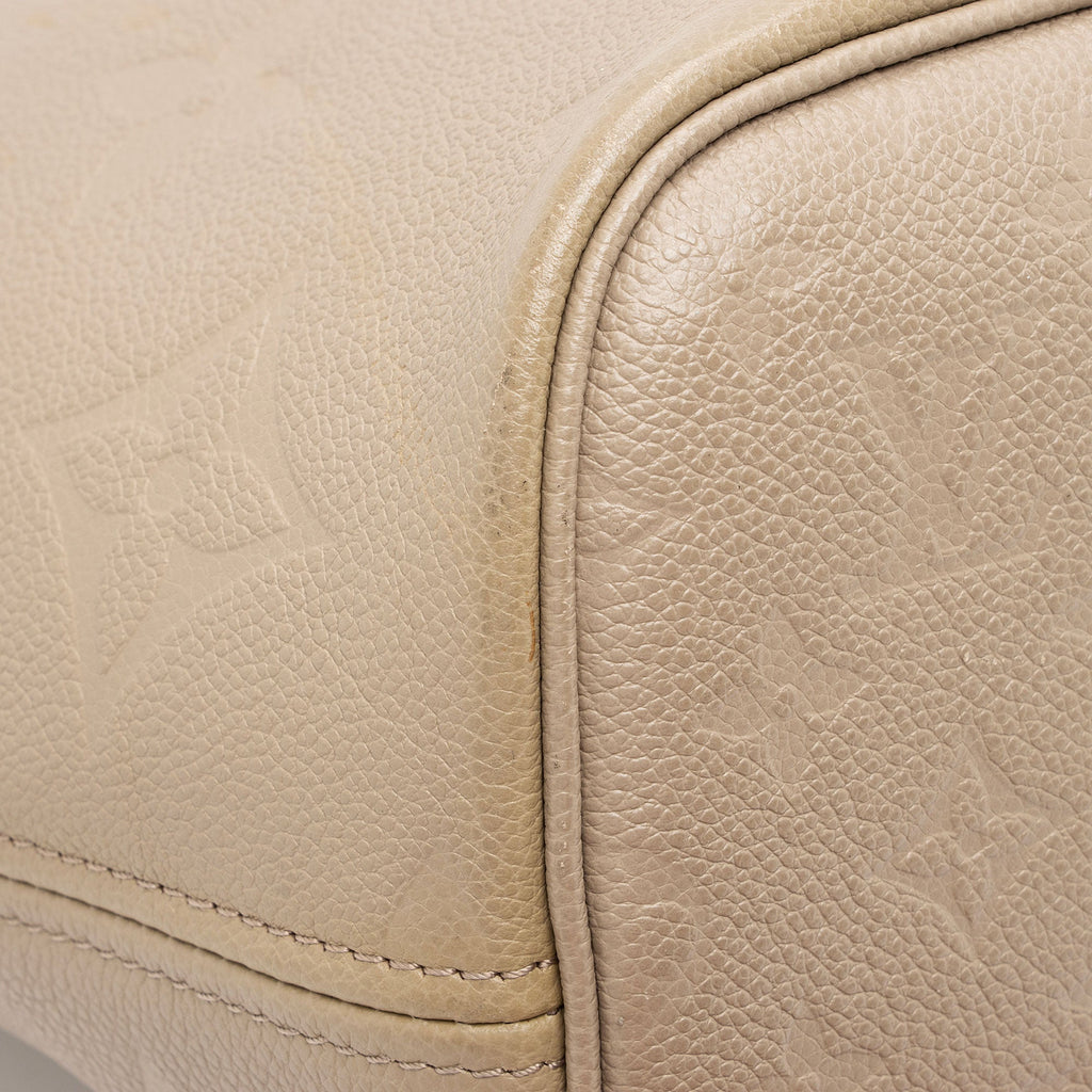 Louis Vuitton Giant Monogram Empreinte Neverfull MM Tote