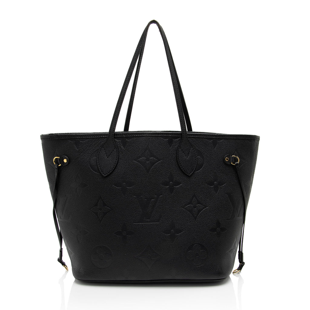 Louis Vuitton Giant Monogram Empreinte Neverfull MM Tote (SHF-wMk0I8)