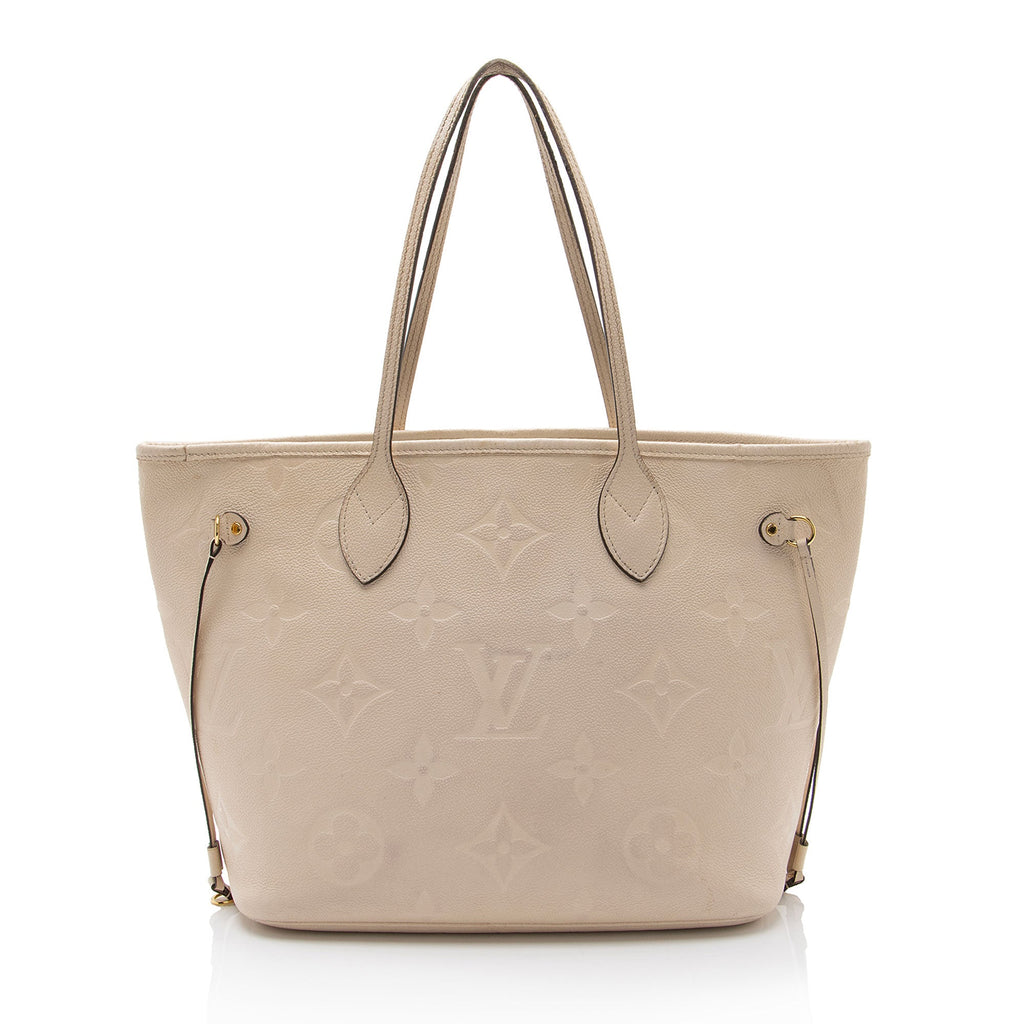 Louis Vuitton Giant Monogram Empreinte Neverfull MM Tote