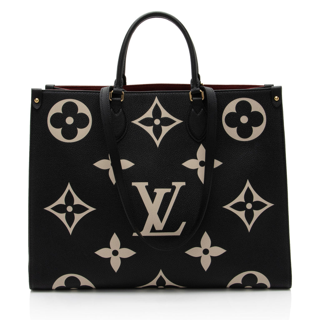 Louis Vuitton Giant Monogram Empreinte Onthego GM Tote (SHF-1X1Xth)