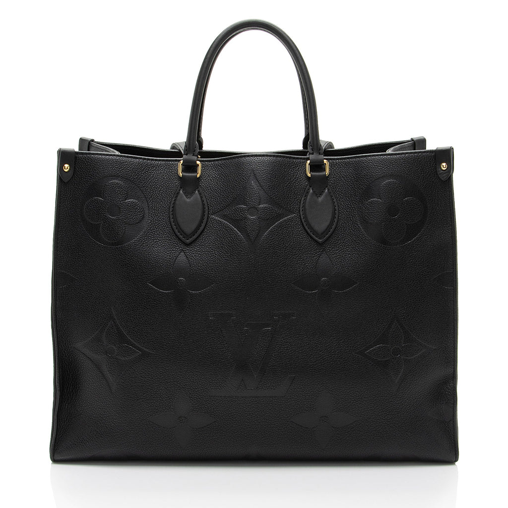 Louis Vuitton Giant Monogram Empreinte Onthego GM Tote (SHF-Lgb7yG)