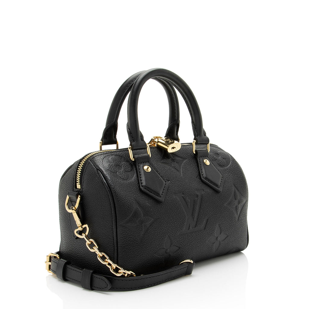 Louis Vuitton Giant Monogram Empreinte Speedy Bandouliere 20 Satchel