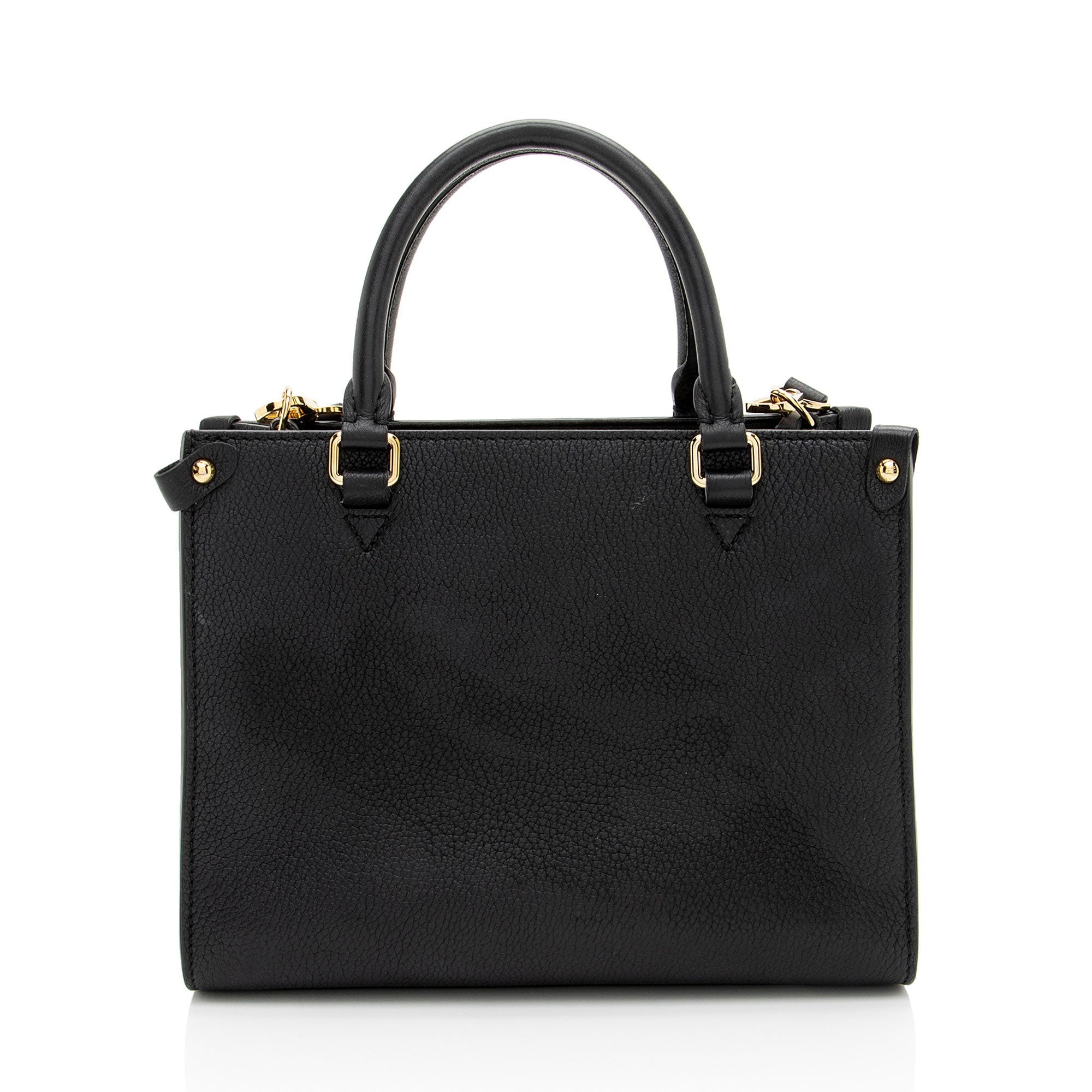 Louis Vuitton Grained Calfskin Lock & Go Tote