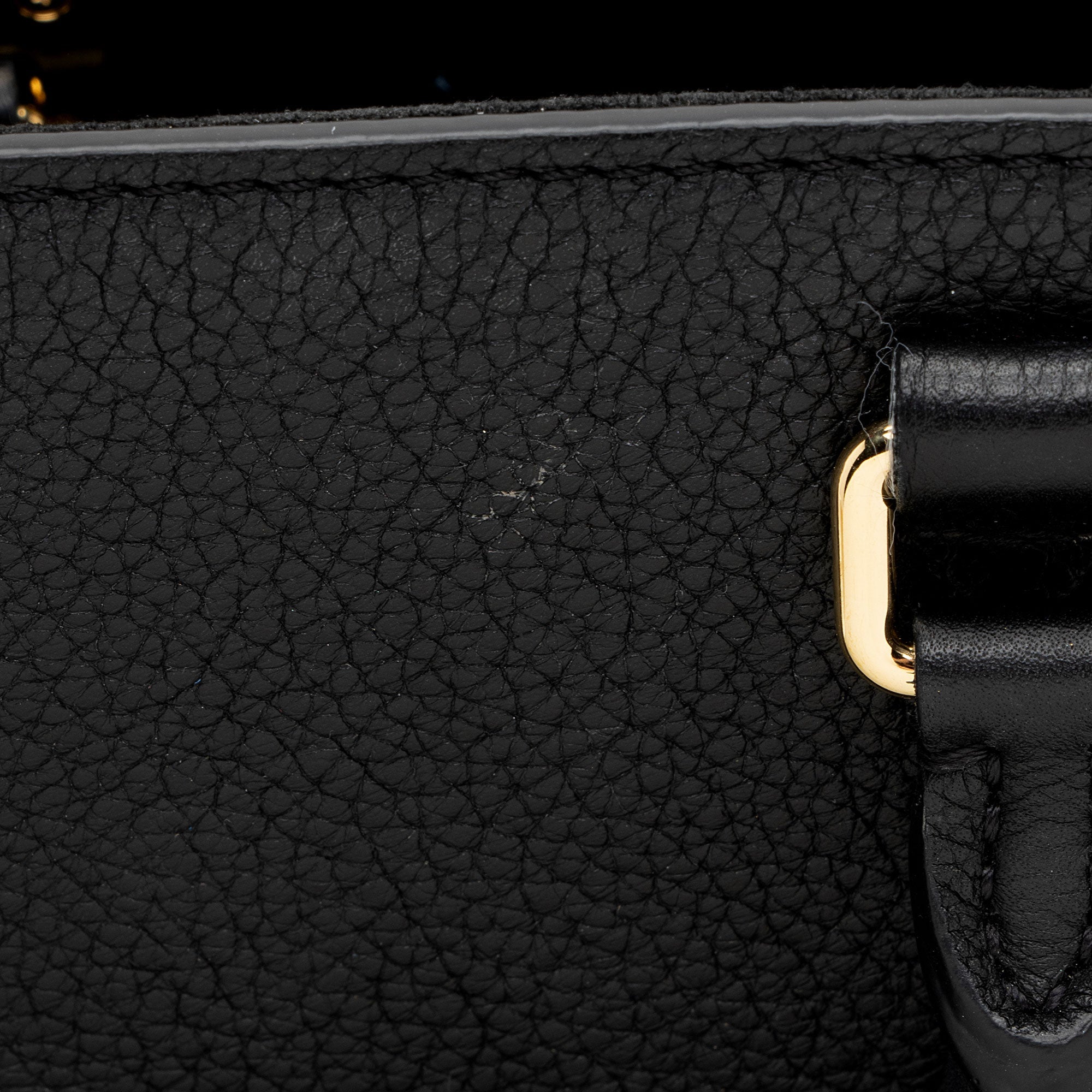 Louis Vuitton Grained Calfskin Lock & Go Tote