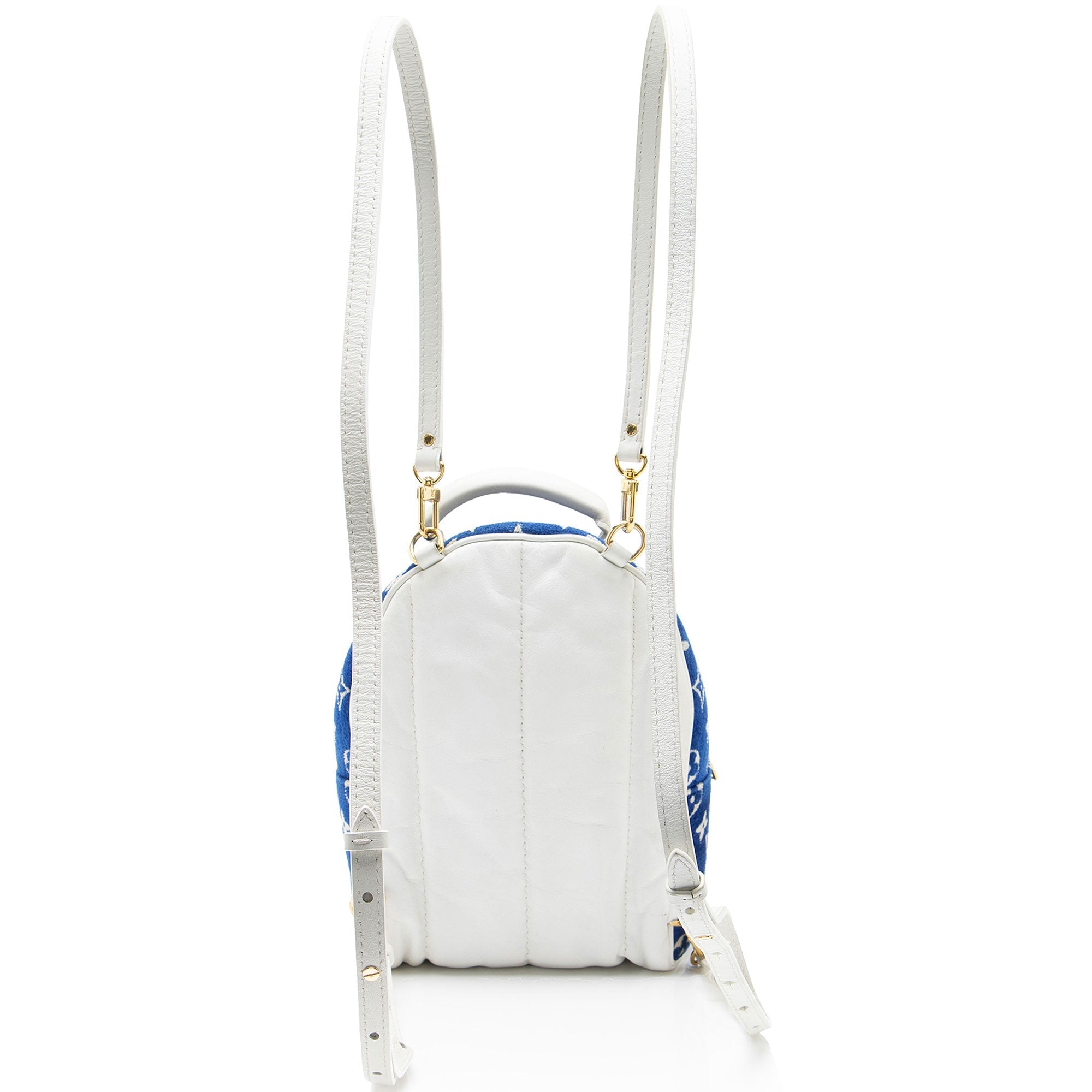 Louis Vuitton Jacquard Velvet Monogram Palm Springs Mini Backpack