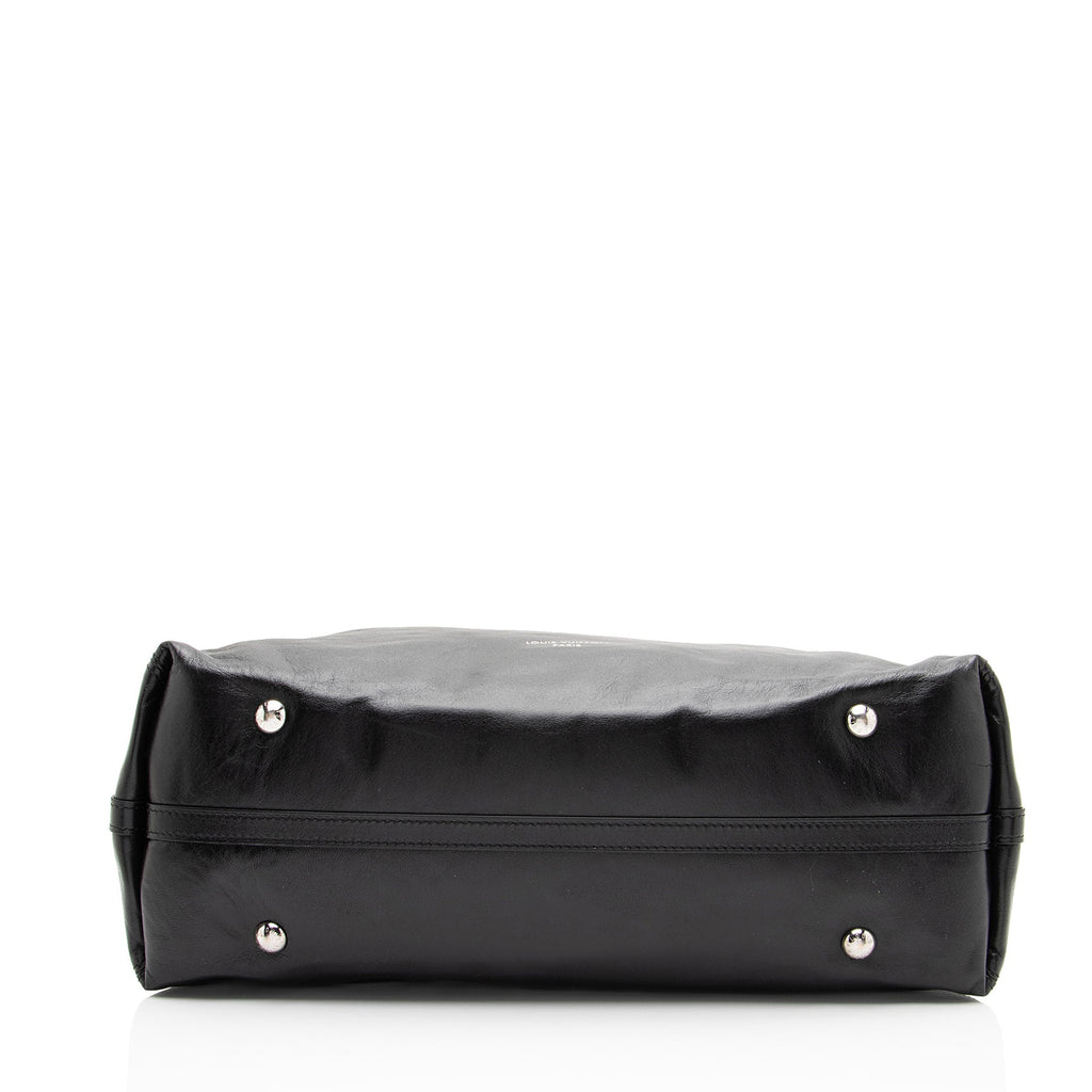 Louis Vuitton Lambskin CarryAll Vibe MM Shoulder Bag