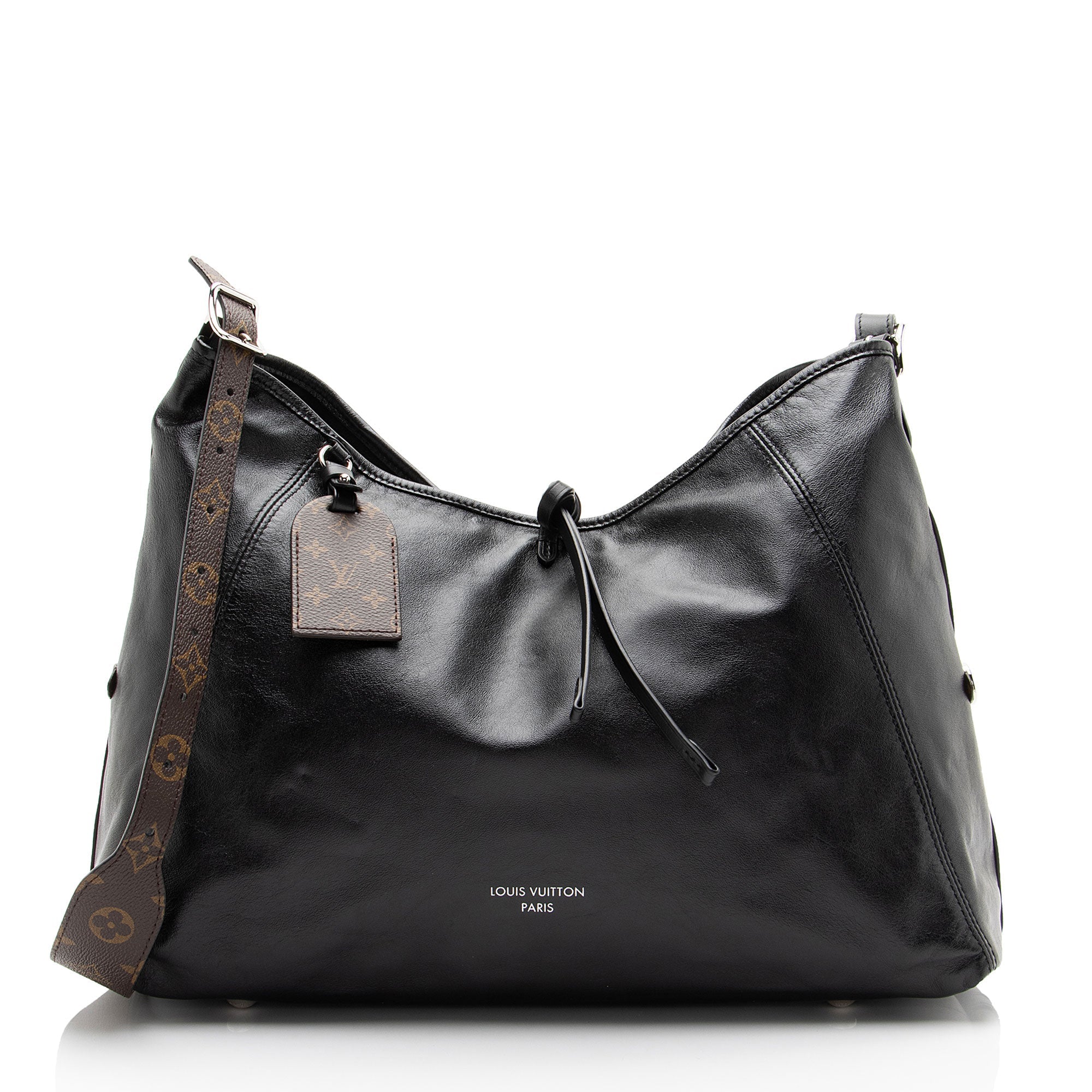 Louis Vuitton Lambskin CarryAll Vibe MM Shoulder Bag