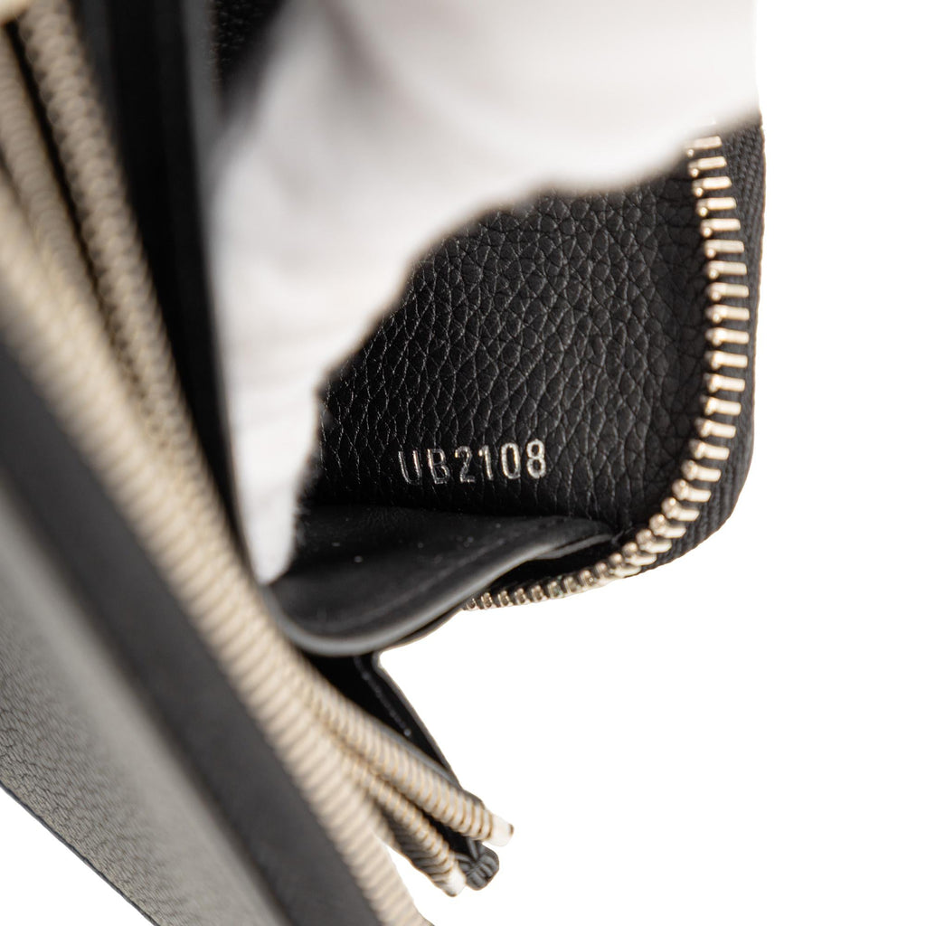 Louis Vuitton Leather Lockme Zippy Wallet
