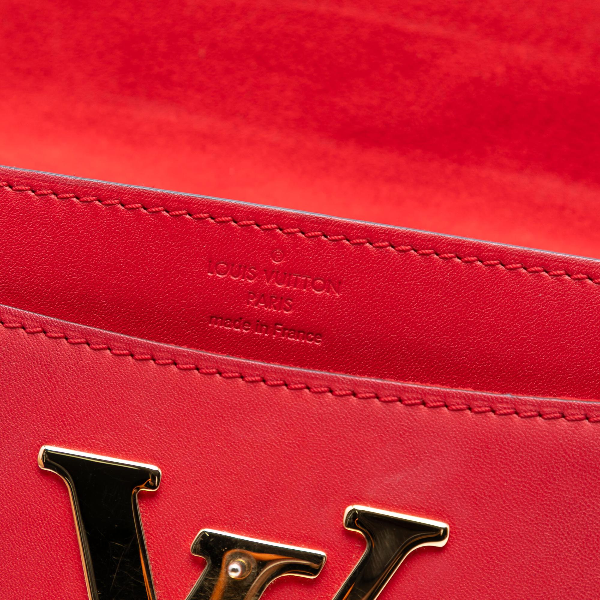 Louis Vuitton Leather Louise Chain MM