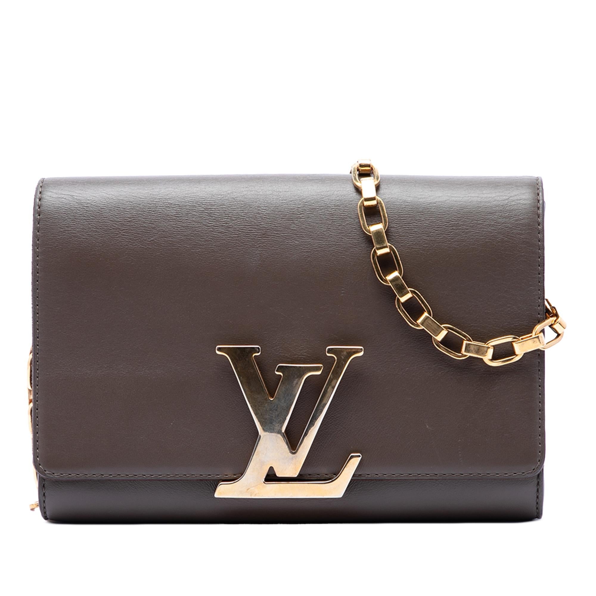 Louis Vuitton Leather Louise Chain MM