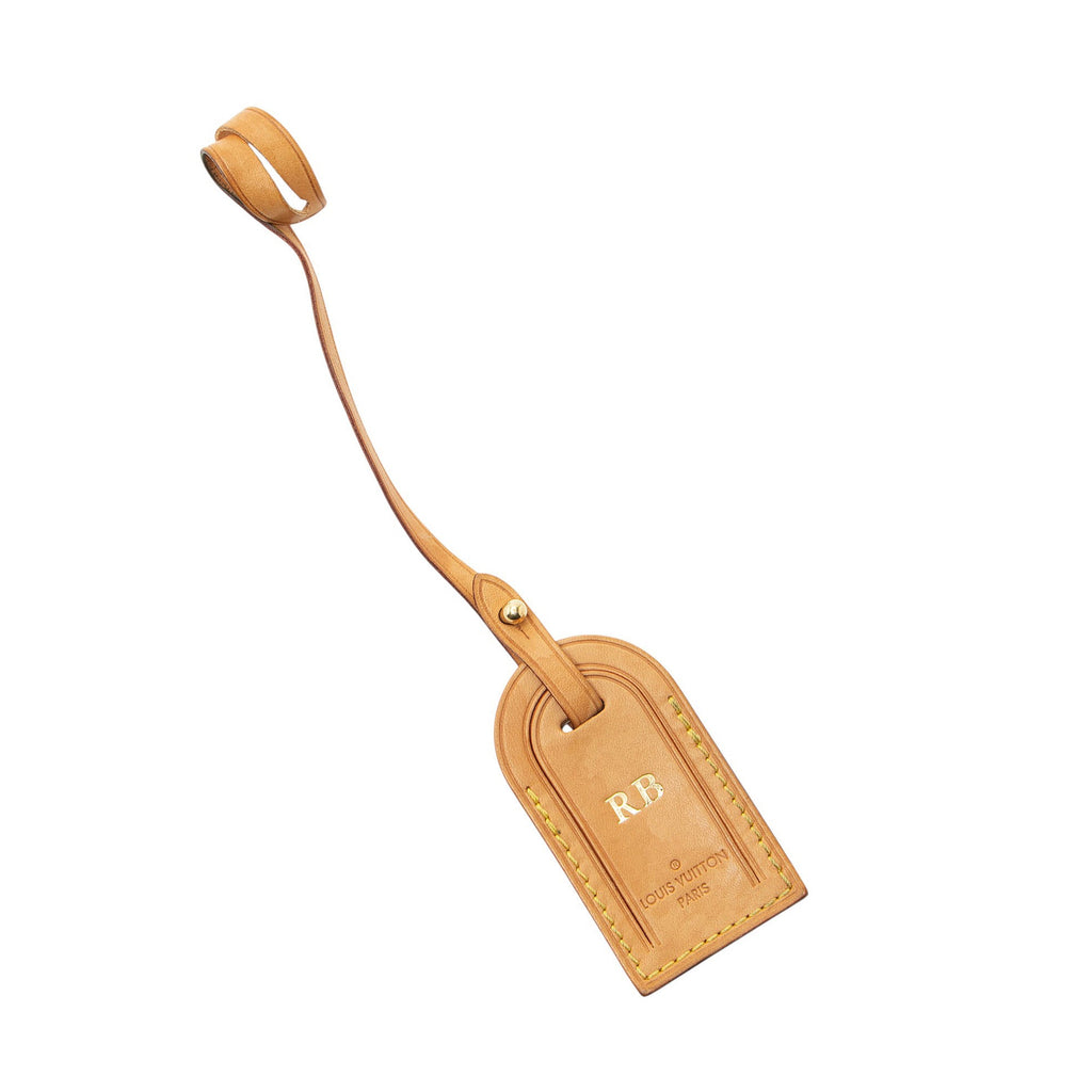 Louis Vuitton Leather Luggage Tag