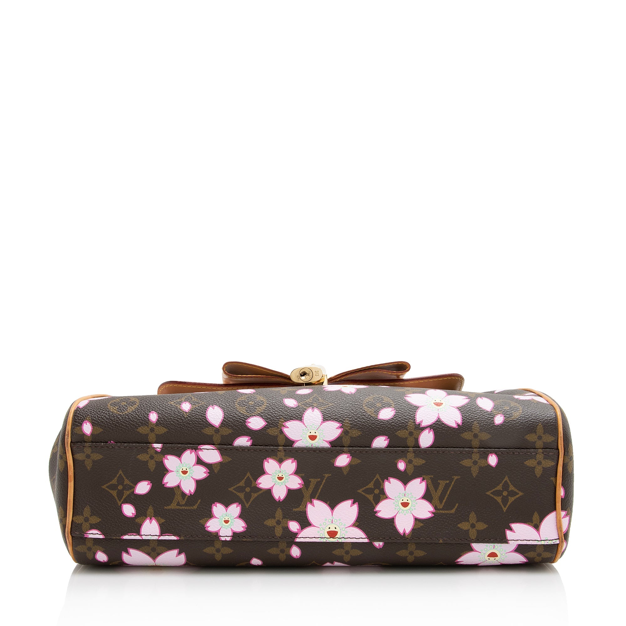 Louis Vuitton Limited Edition Cherry Blossom Sac Retro Satchel (SHF-22743)