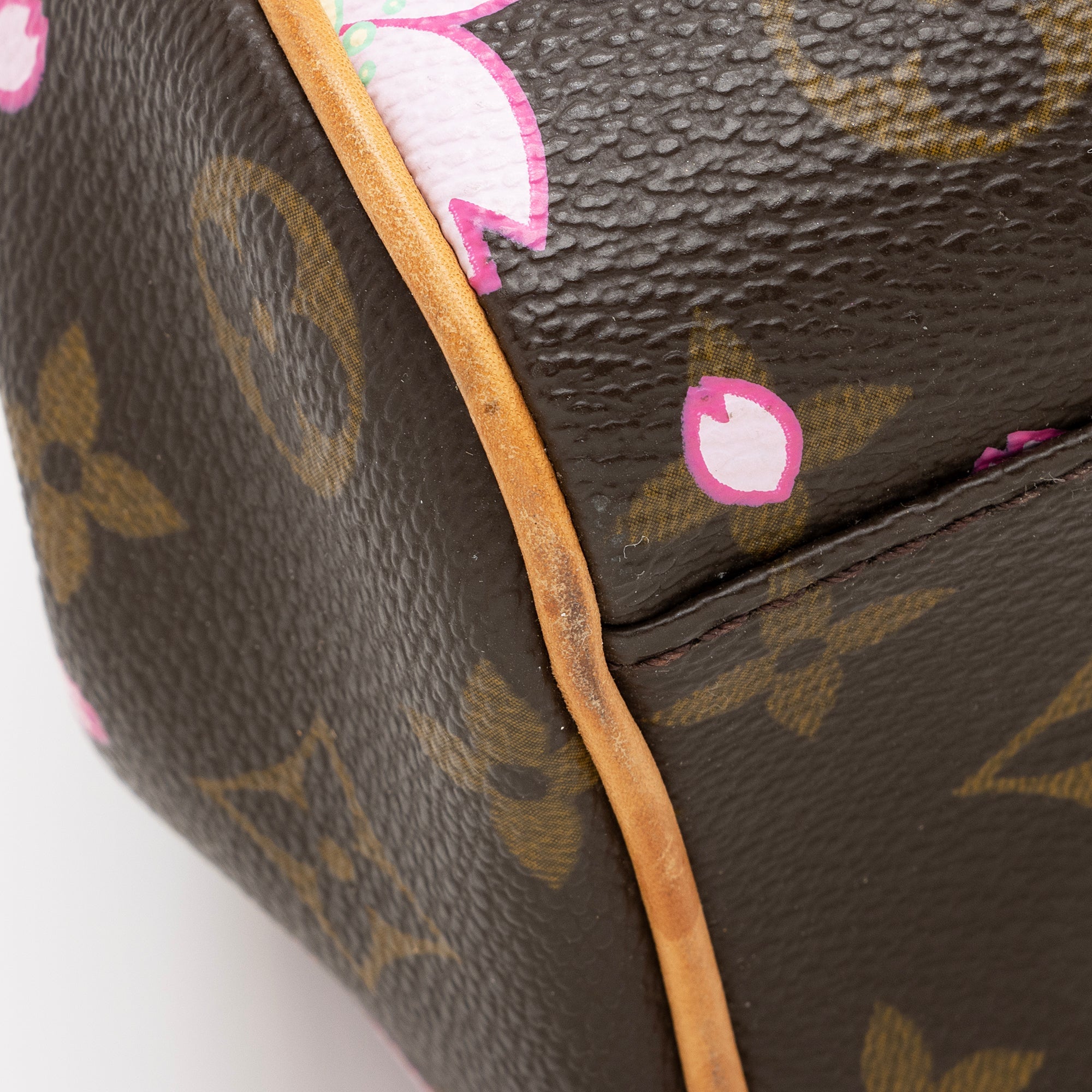 Louis Vuitton Limited Edition Cherry Blossom Sac Retro Satchel (SHF-22743)