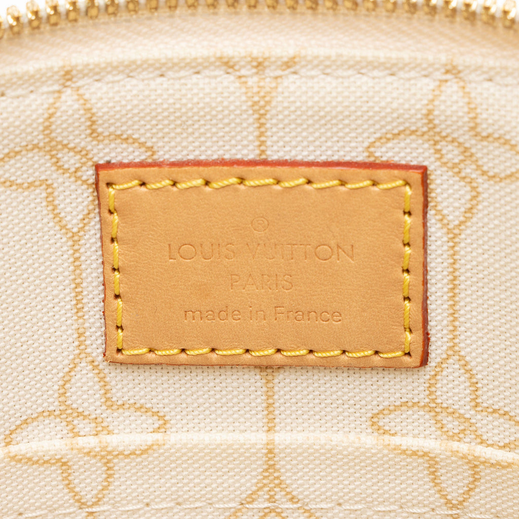 Louis Vuitton Limited Edition Damier Azur Nautical Alma BB Satchel