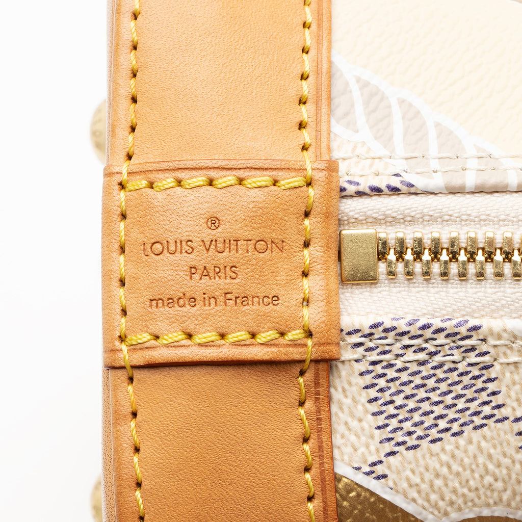 Louis Vuitton Limited Edition Damier Azur Nautical Alma BB Satchel