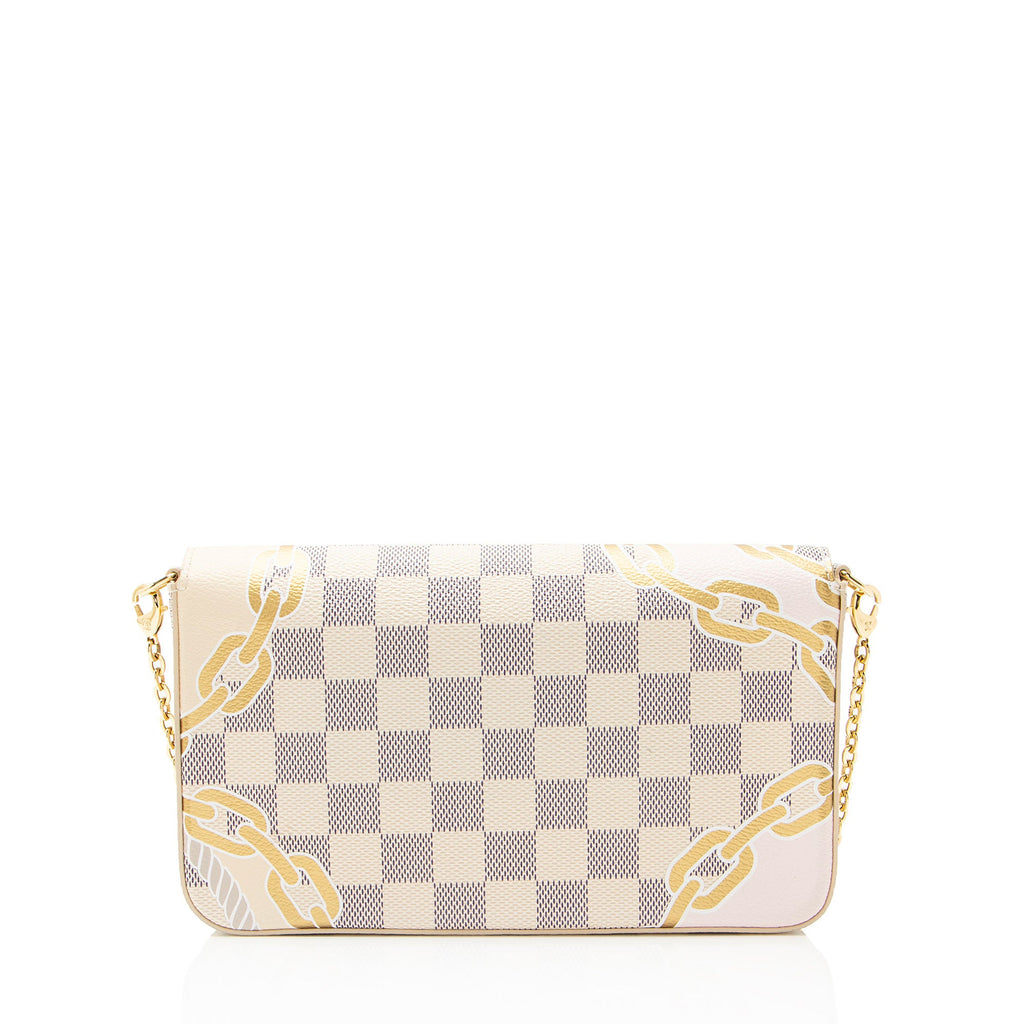 Louis Vuitton Limited Edition Damier Azur Nautical Felicie Pochette