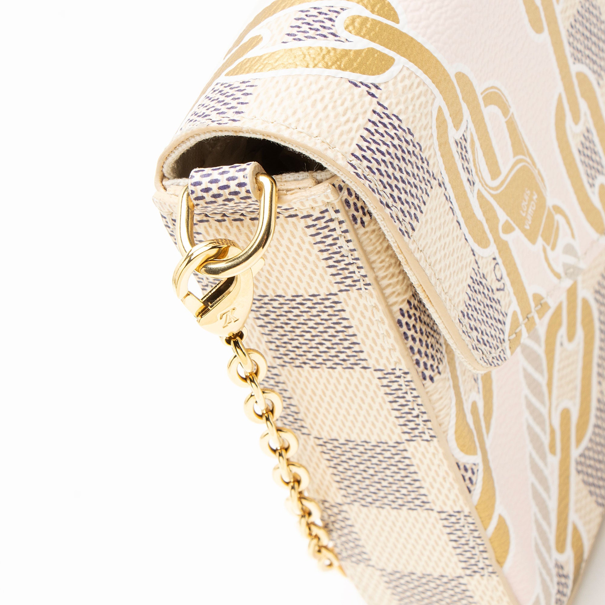 Louis Vuitton Limited Edition Damier Azur Nautical Felicie Pochette