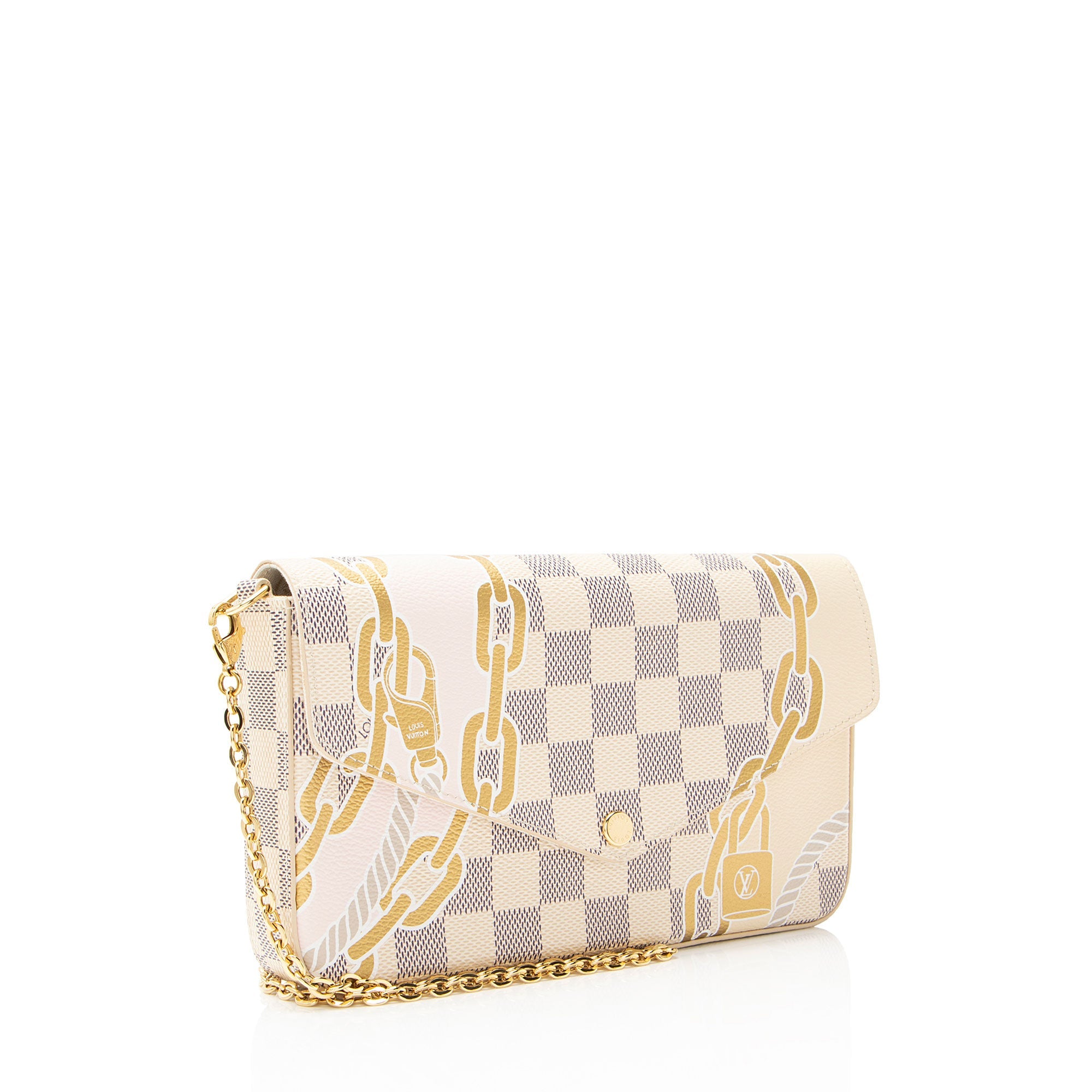 Louis Vuitton Limited Edition Damier Azur Nautical Felicie Pochette